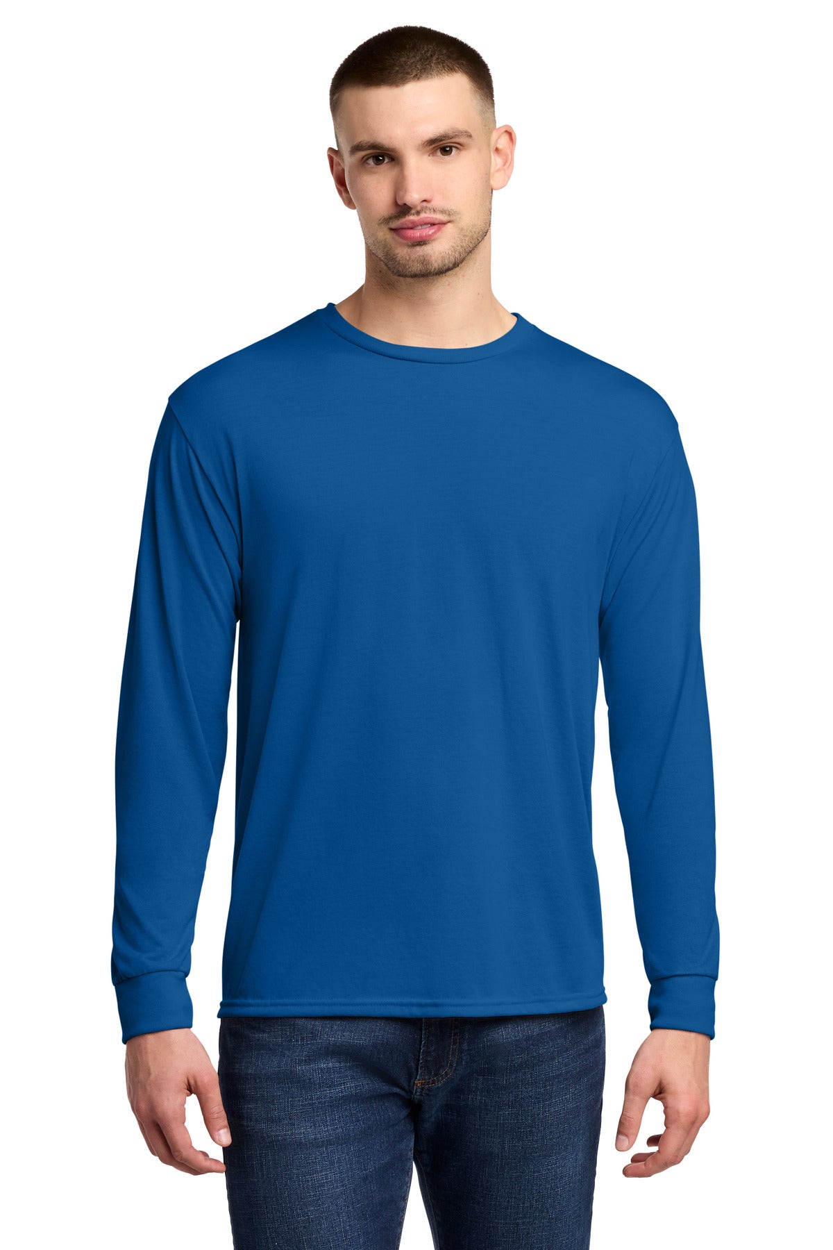 Jerzees ® Dri-Power ® 100% Polyester Long Sleeve T-Shirt 21LS
