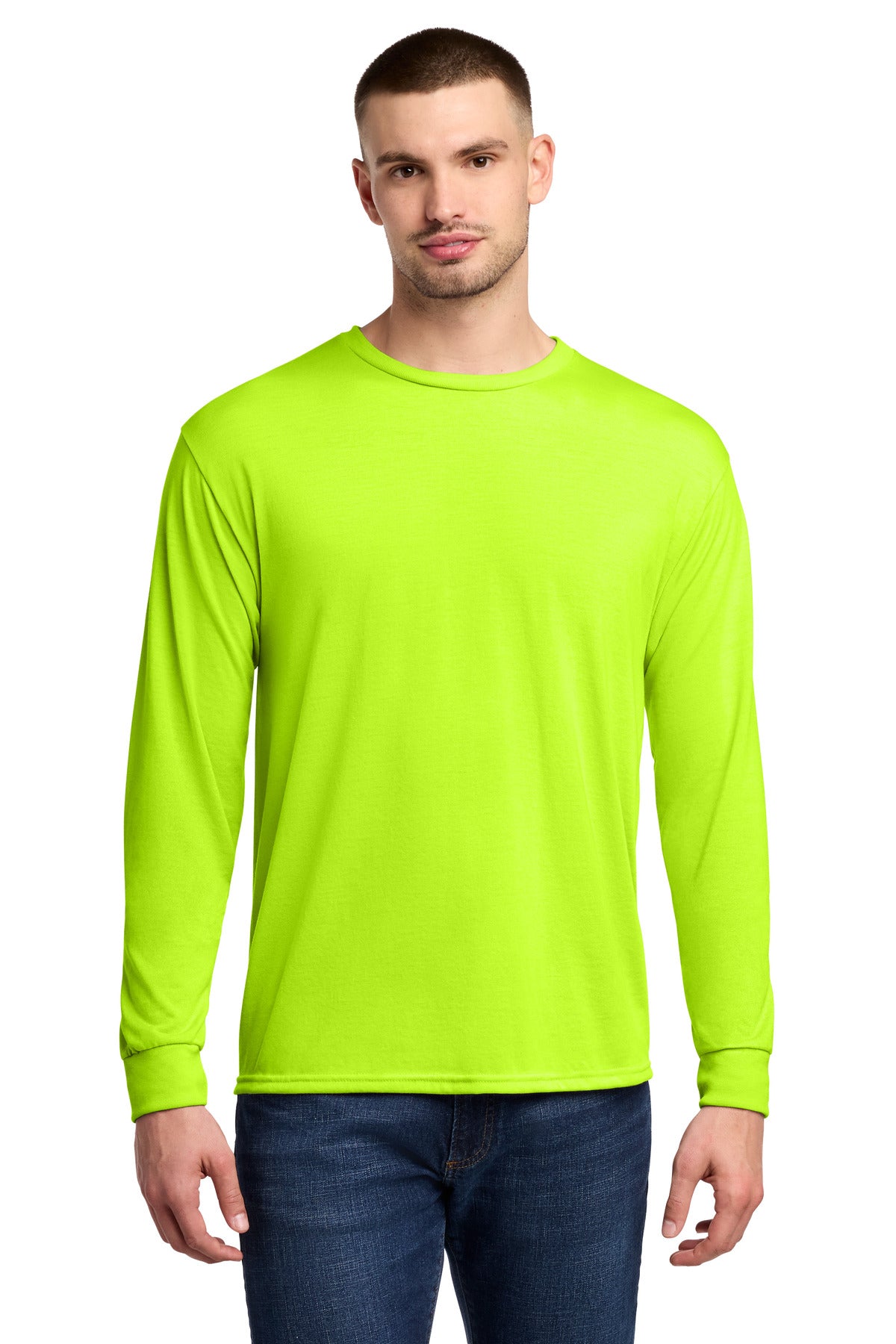 Jerzees ® Dri-Power ® 100% Polyester Long Sleeve T-Shirt 21LS