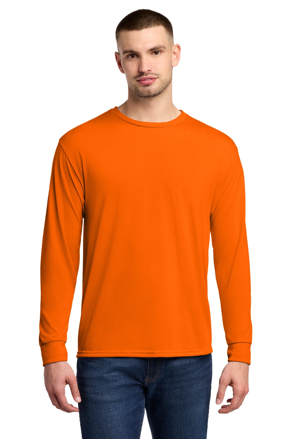 Jerzees ® Dri-Power ® 100% Polyester Long Sleeve T-Shirt 21LS