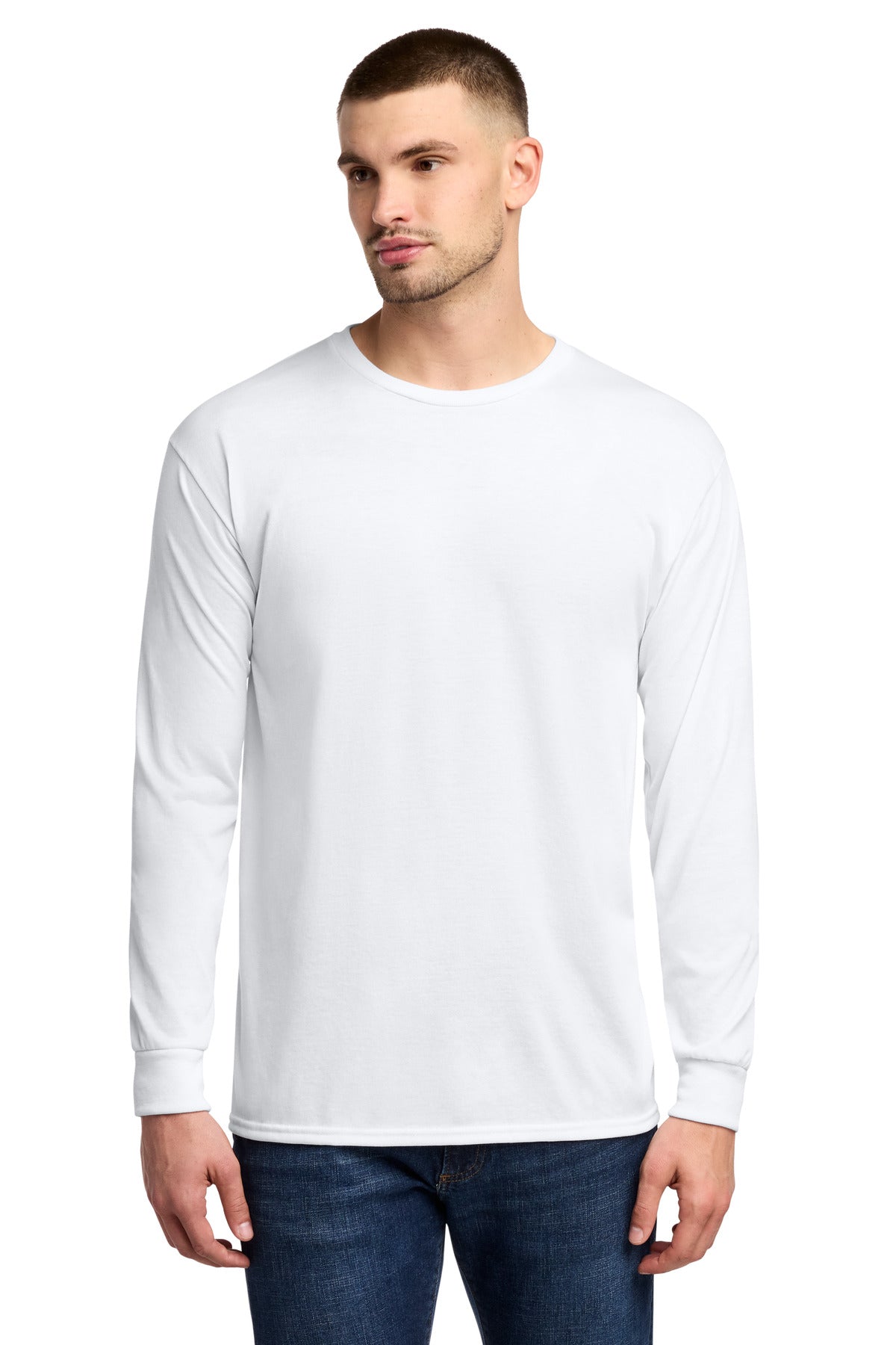 Jerzees ® Dri-Power ® 100% Polyester Long Sleeve T-Shirt 21LS