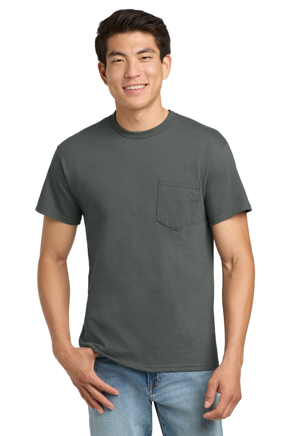 Gildan ® - Ultra Cotton ® 100% US Cotton T-Shirt with Pocket. 2300