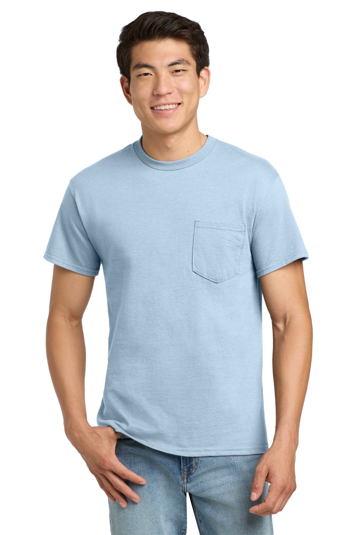Gildan ® - Ultra Cotton ® 100% US Cotton T-Shirt with Pocket. 2300