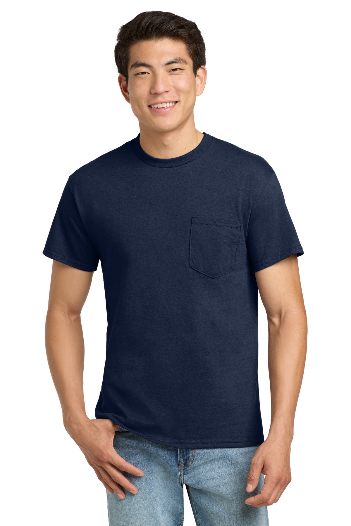 Gildan ® - Ultra Cotton ® 100% US Cotton T-Shirt with Pocket. 2300
