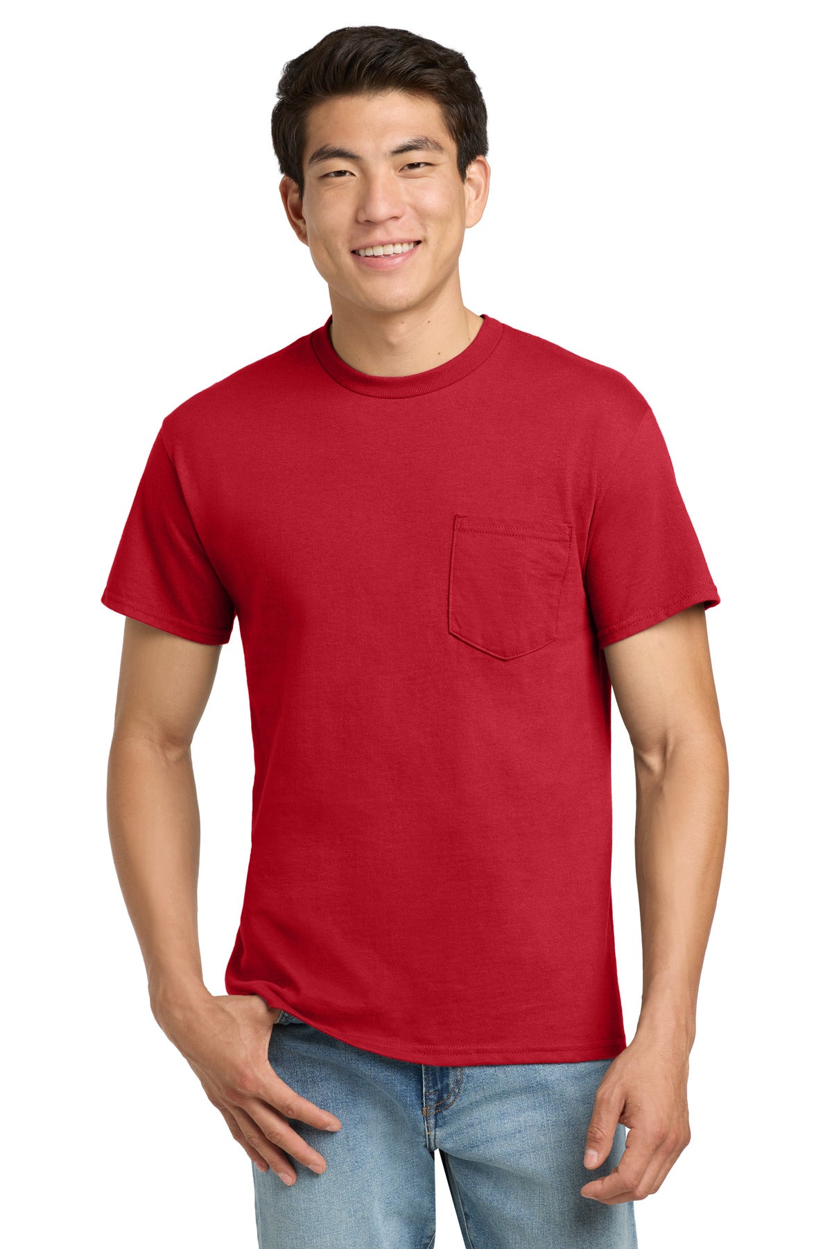 Gildan ® - Ultra Cotton ® 100% US Cotton T-Shirt with Pocket. 2300