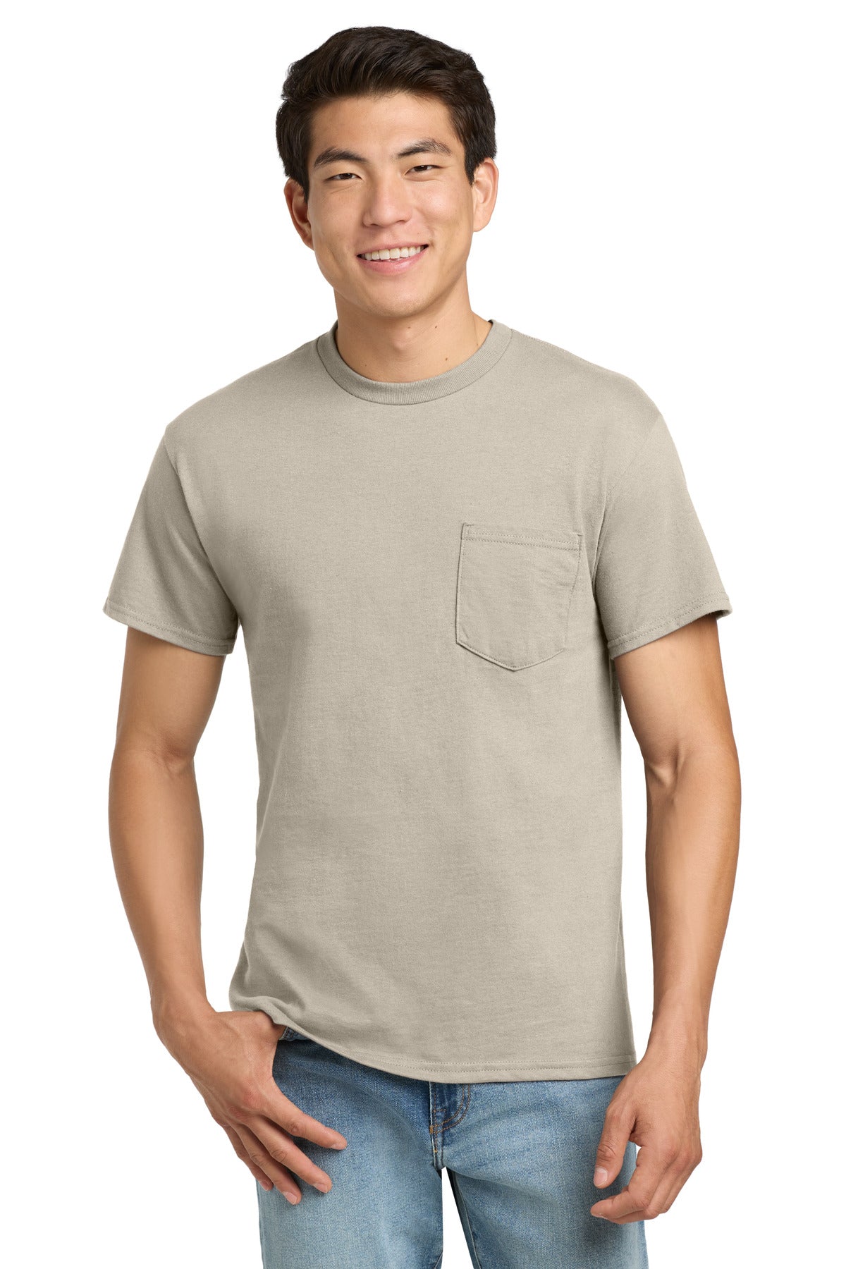 Gildan ® - Ultra Cotton ® 100% US Cotton T-Shirt with Pocket. 2300