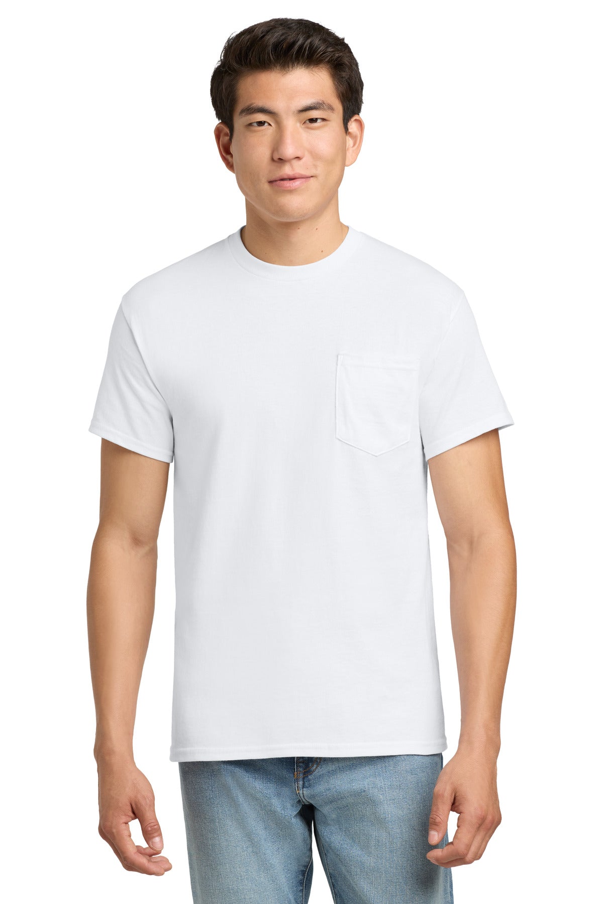 Gildan ® - Ultra Cotton ® 100% US Cotton T-Shirt with Pocket. 2300
