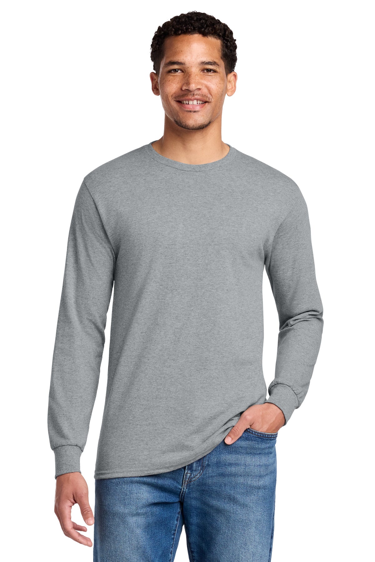 Jerzees ® - Dri-Power ® 50/50 Cotton/Poly Long Sleeve T-Shirt. 29LS