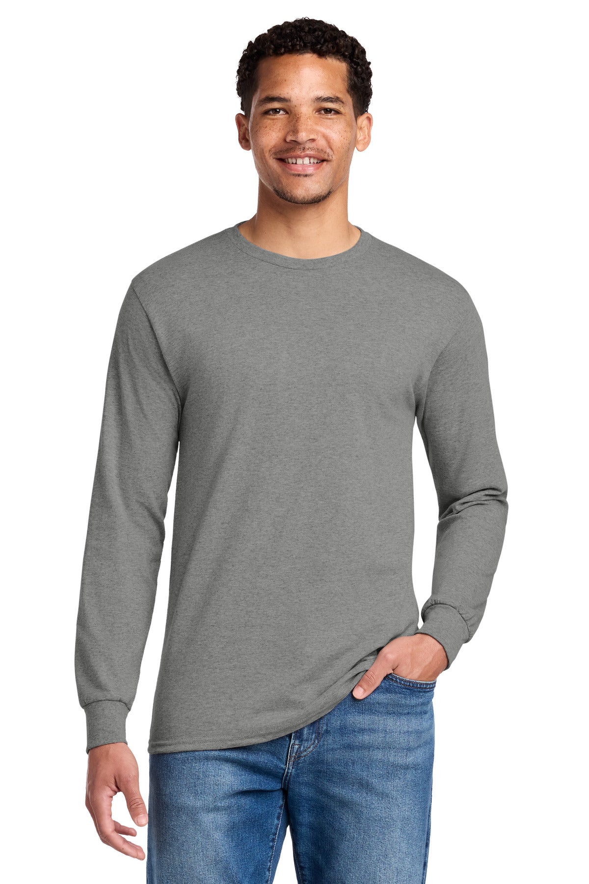 Jerzees ® - Dri-Power ® 50/50 Cotton/Poly Long Sleeve T-Shirt. 29LS
