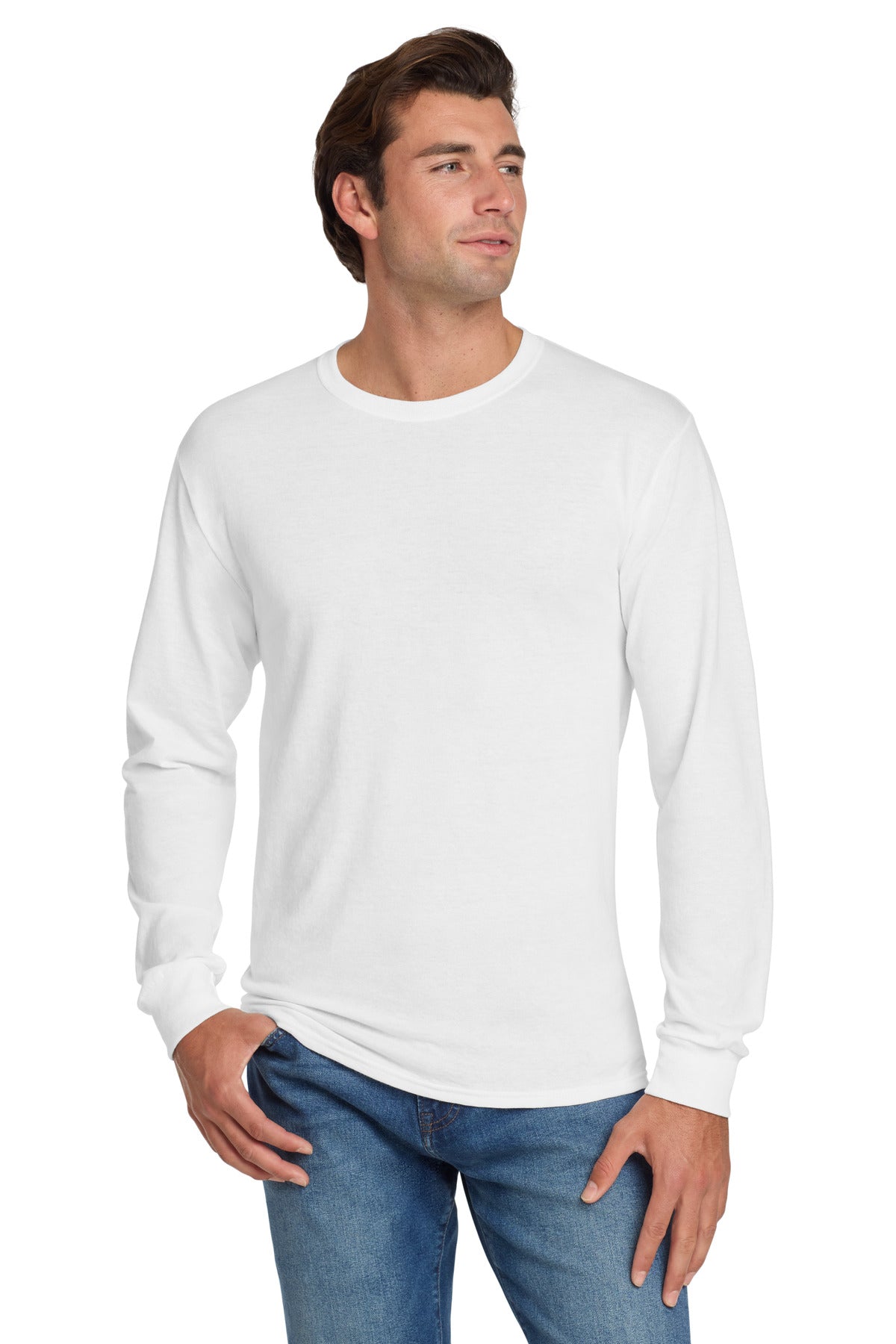 Jerzees ® - Dri-Power ® 50/50 Cotton/Poly Long Sleeve T-Shirt. 29LS