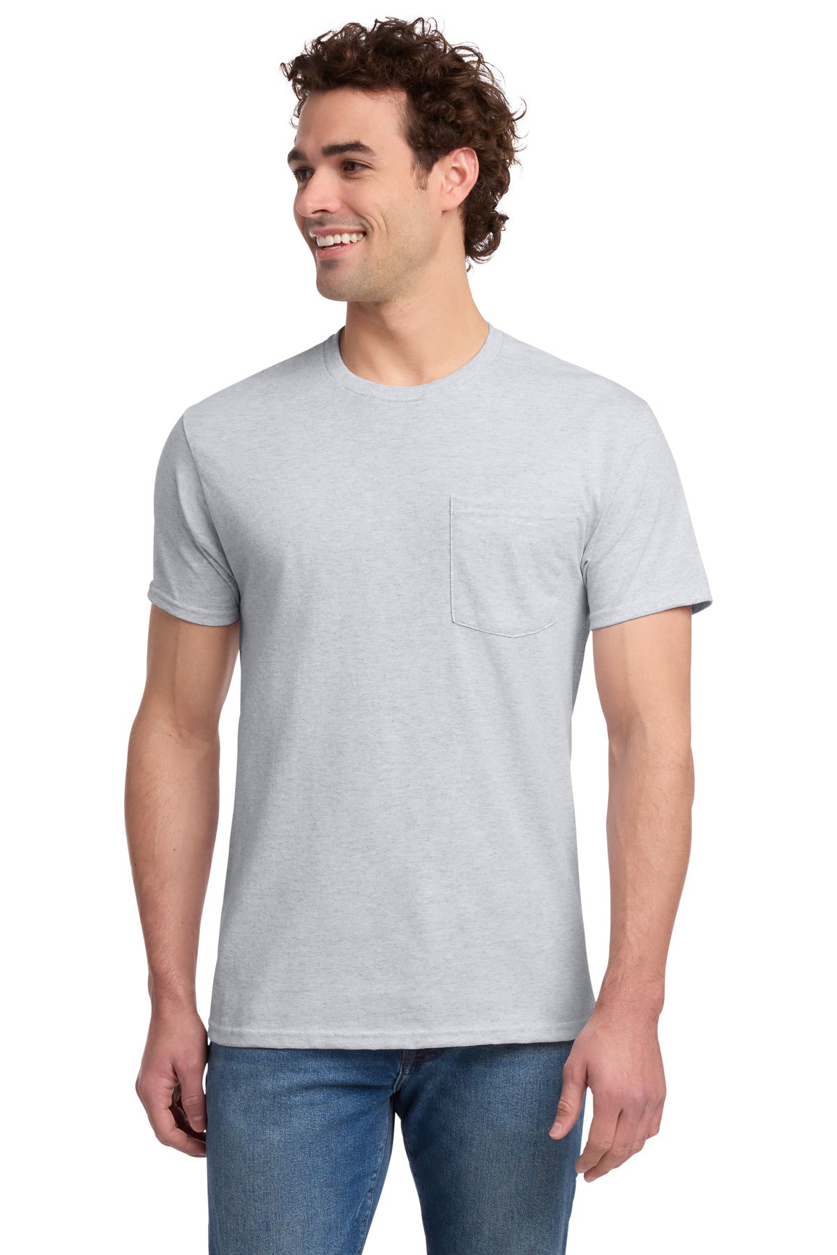 Jerzees ® - Dri-Power ® 50/50 Cotton/Poly Pocket T-Shirt. 29MP