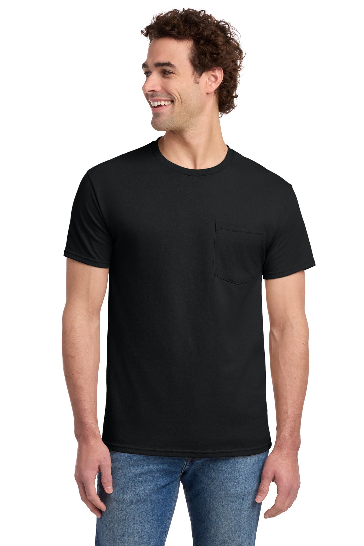 Jerzees ® - Dri-Power ® 50/50 Cotton/Poly Pocket T-Shirt. 29MP