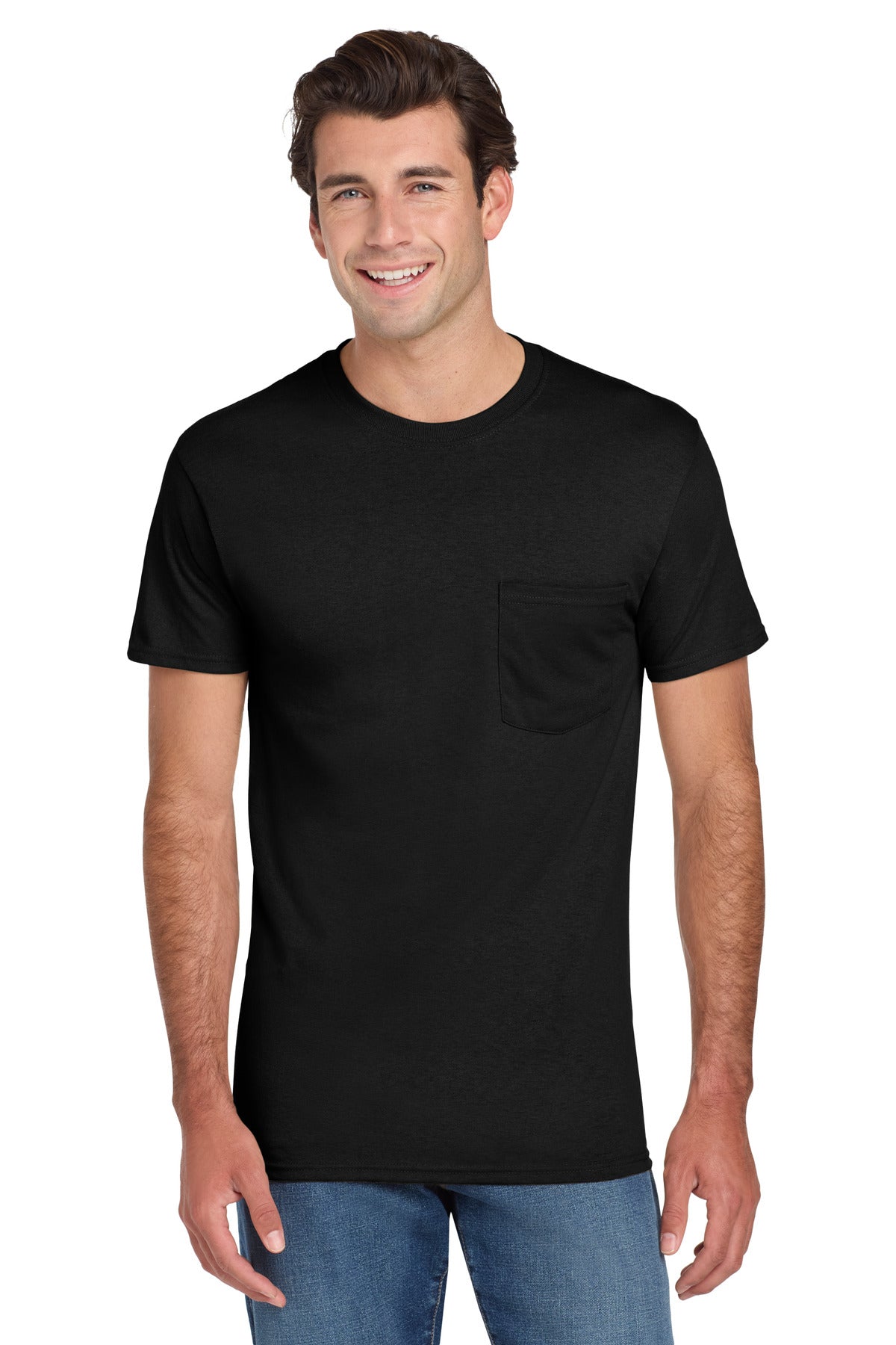 Jerzees ® - Dri-Power ® 50/50 Cotton/Poly Pocket T-Shirt. 29MP