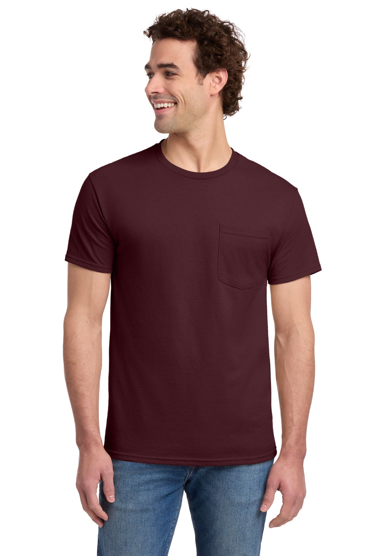 Jerzees ® - Dri-Power ® 50/50 Cotton/Poly Pocket T-Shirt. 29MP