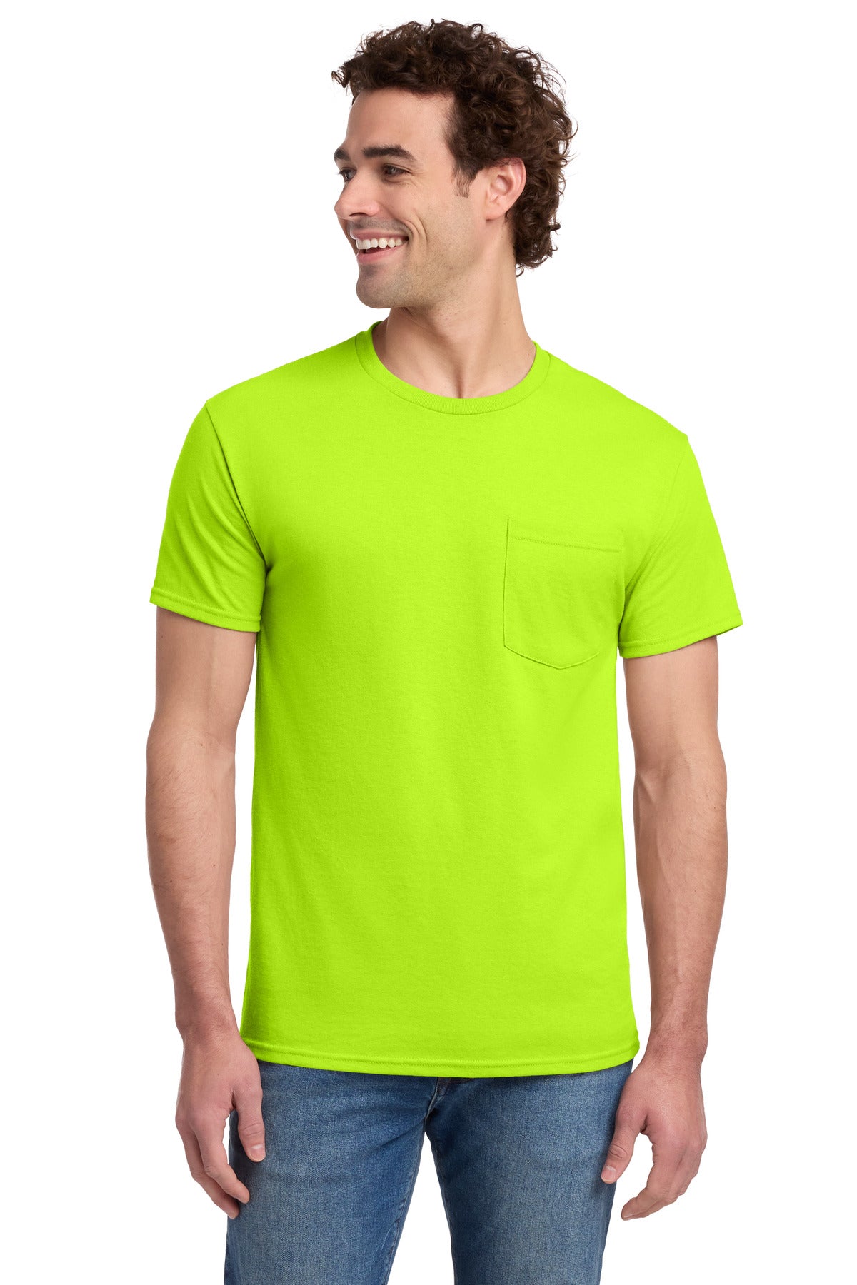 Jerzees ® - Dri-Power ® 50/50 Cotton/Poly Pocket T-Shirt. 29MP