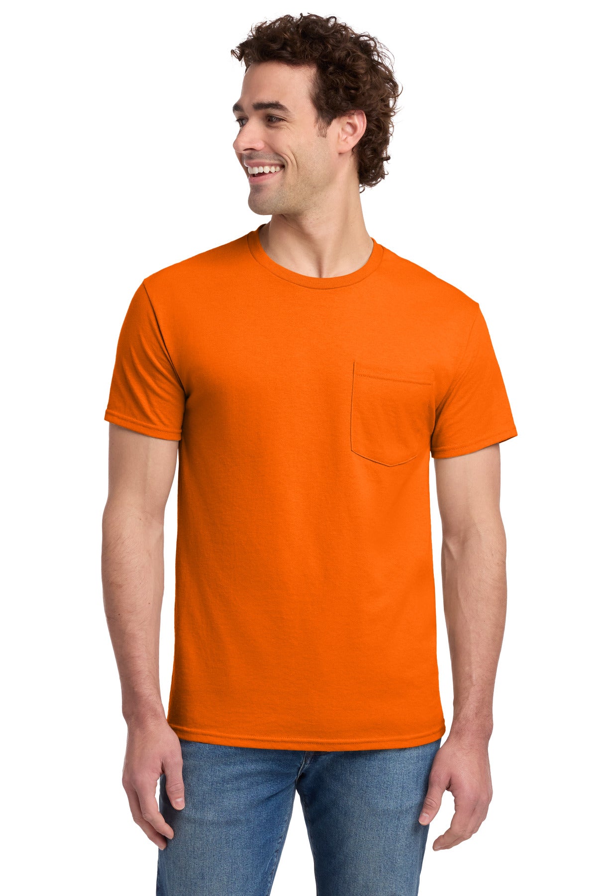 Jerzees ® - Dri-Power ® 50/50 Cotton/Poly Pocket T-Shirt. 29MP