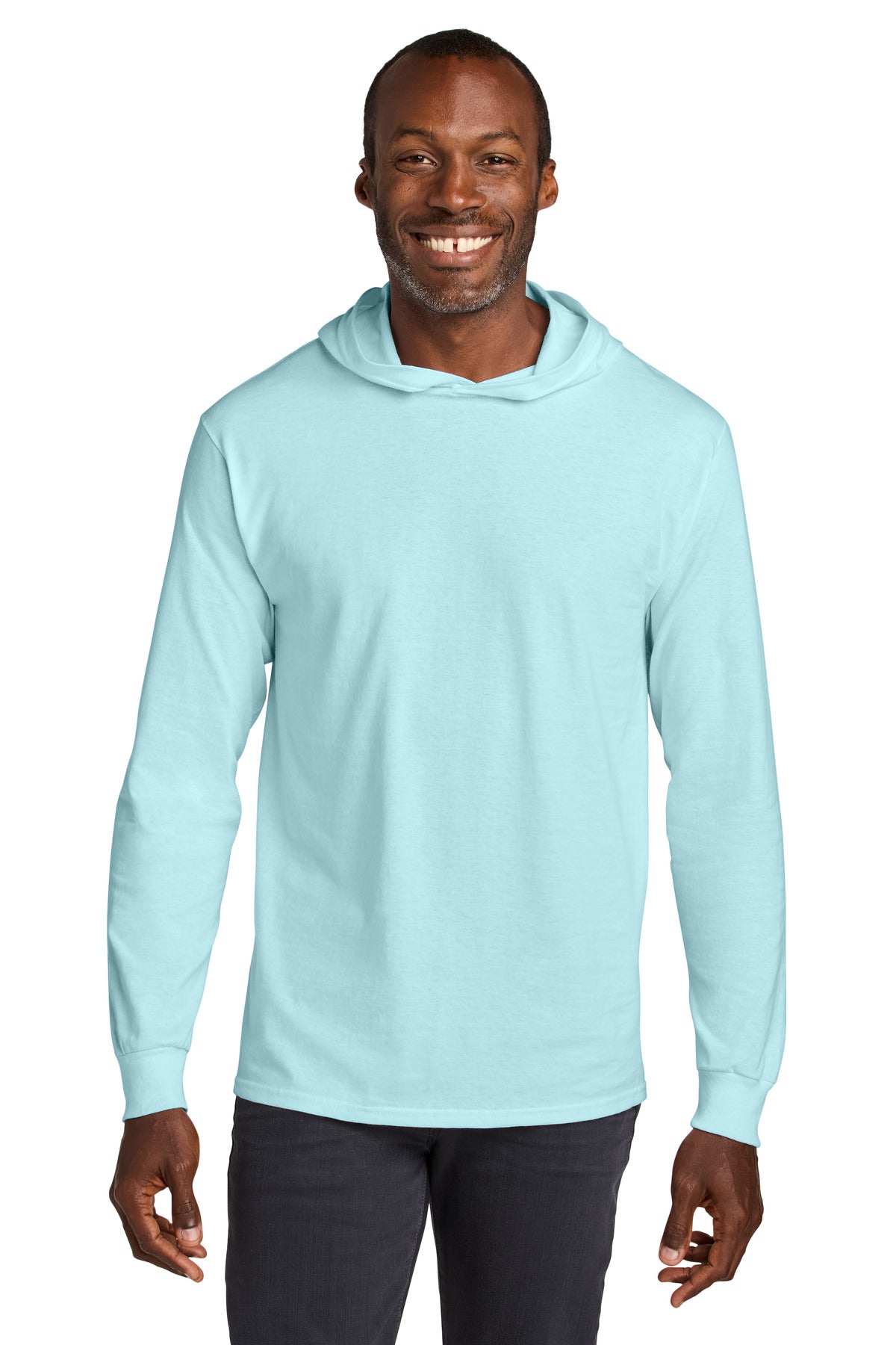 Jerzees Classics ™ Unisex Cotton Long Sleeve Hooded T-Shirt 363LH