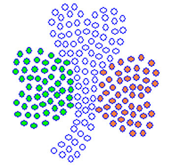 3 Color Shamrock