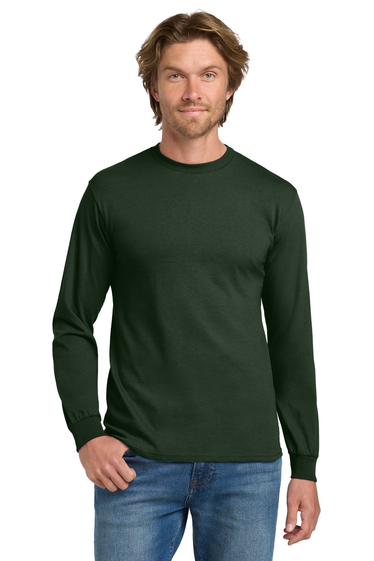 Gildan ® - Heavy Cotton ™ 100% Cotton Long Sleeve T-Shirt. 5400