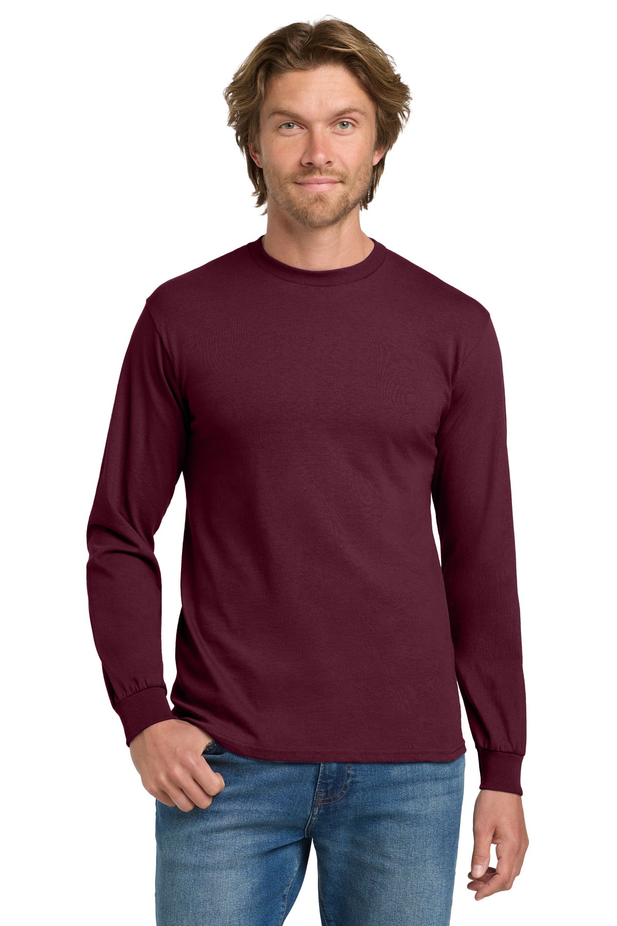 Gildan ® - Heavy Cotton ™ 100% Cotton Long Sleeve T-Shirt. 5400