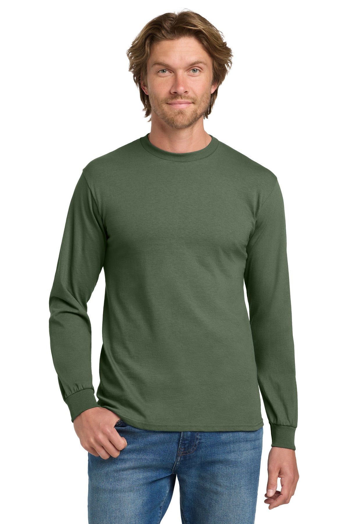 Gildan ® - Heavy Cotton ™ 100% Cotton Long Sleeve T-Shirt. 5400