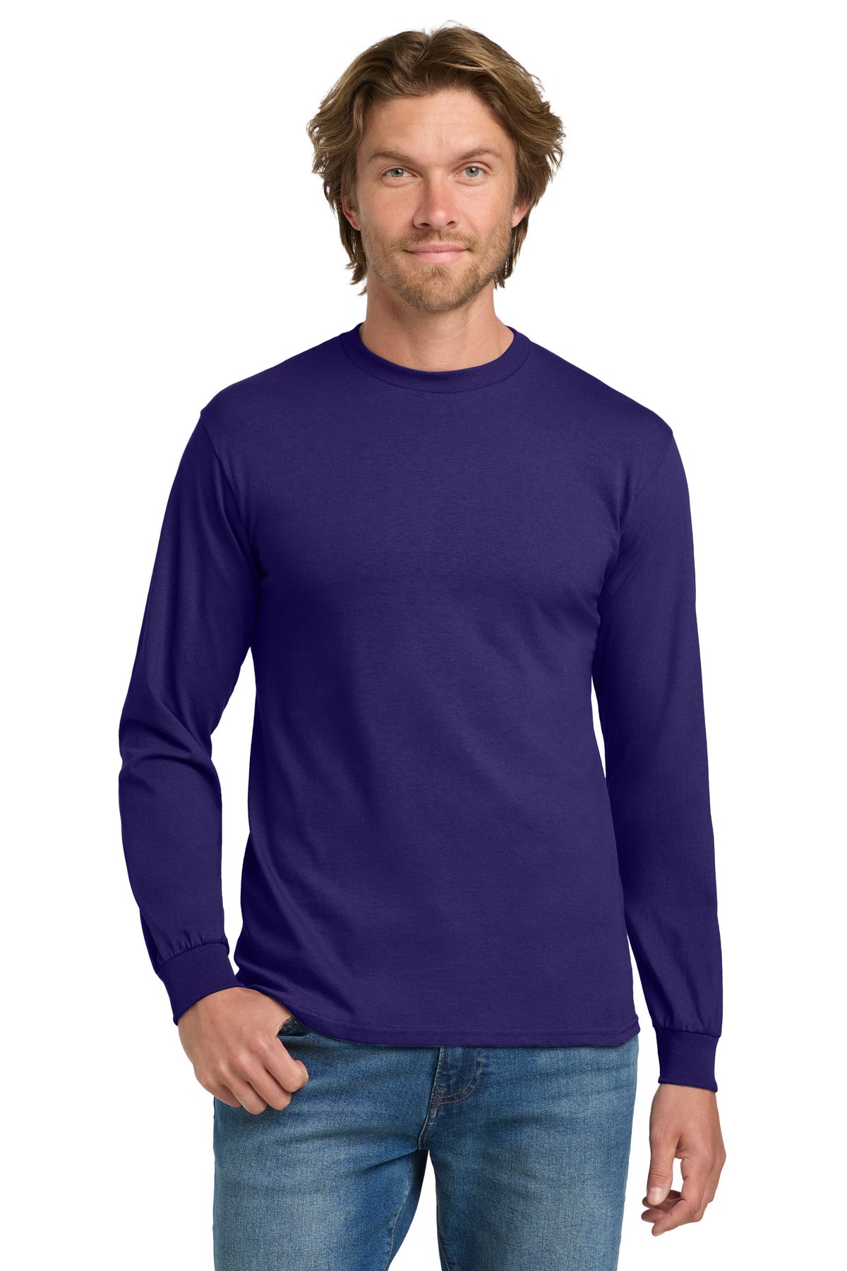 Gildan ® - Heavy Cotton ™ 100% Cotton Long Sleeve T-Shirt. 5400