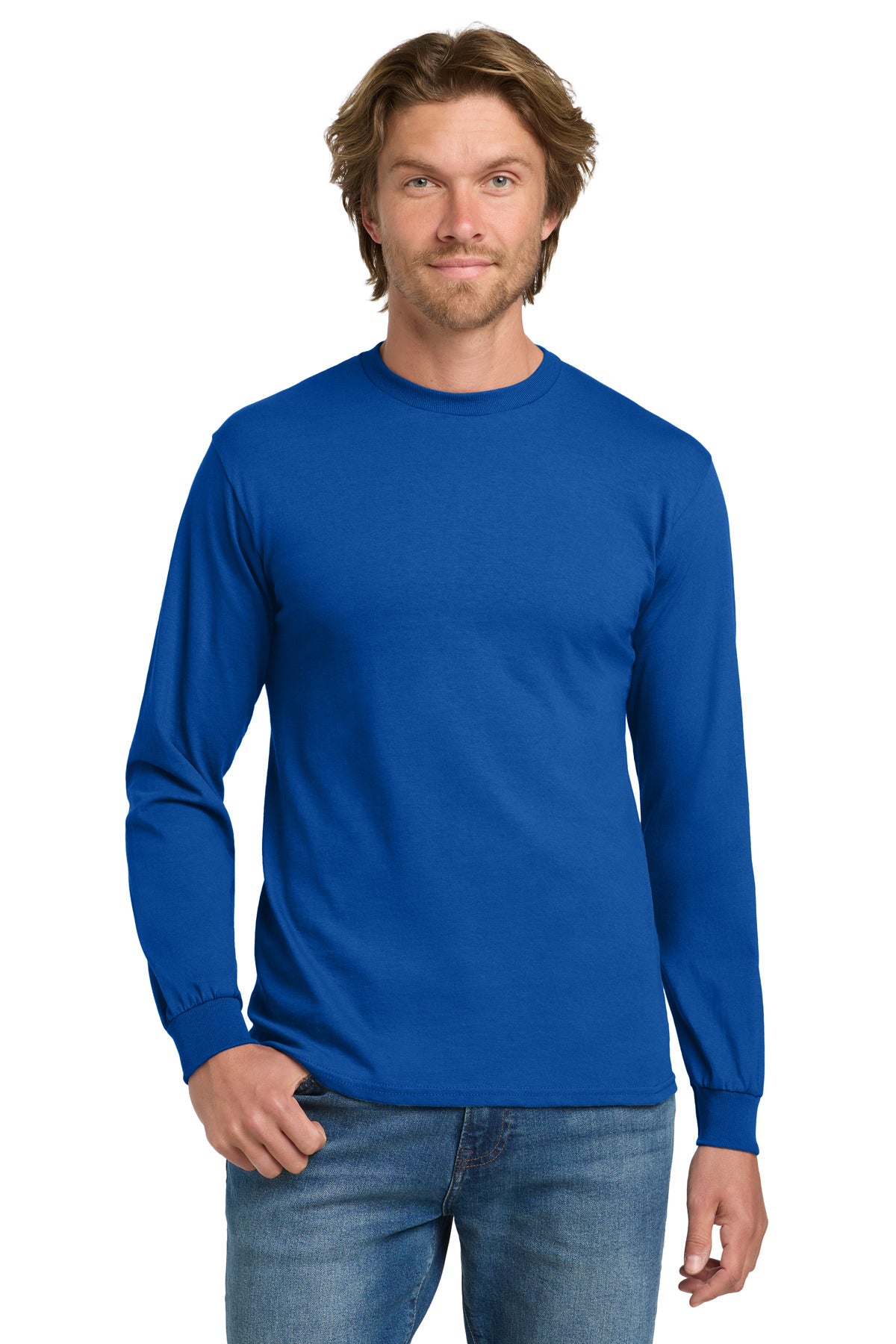 Gildan ® - Heavy Cotton ™ 100% Cotton Long Sleeve T-Shirt. 5400
