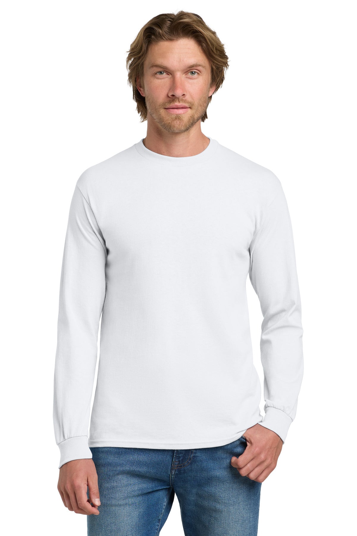 Gildan ® - Heavy Cotton ™ 100% Cotton Long Sleeve T-Shirt. 5400