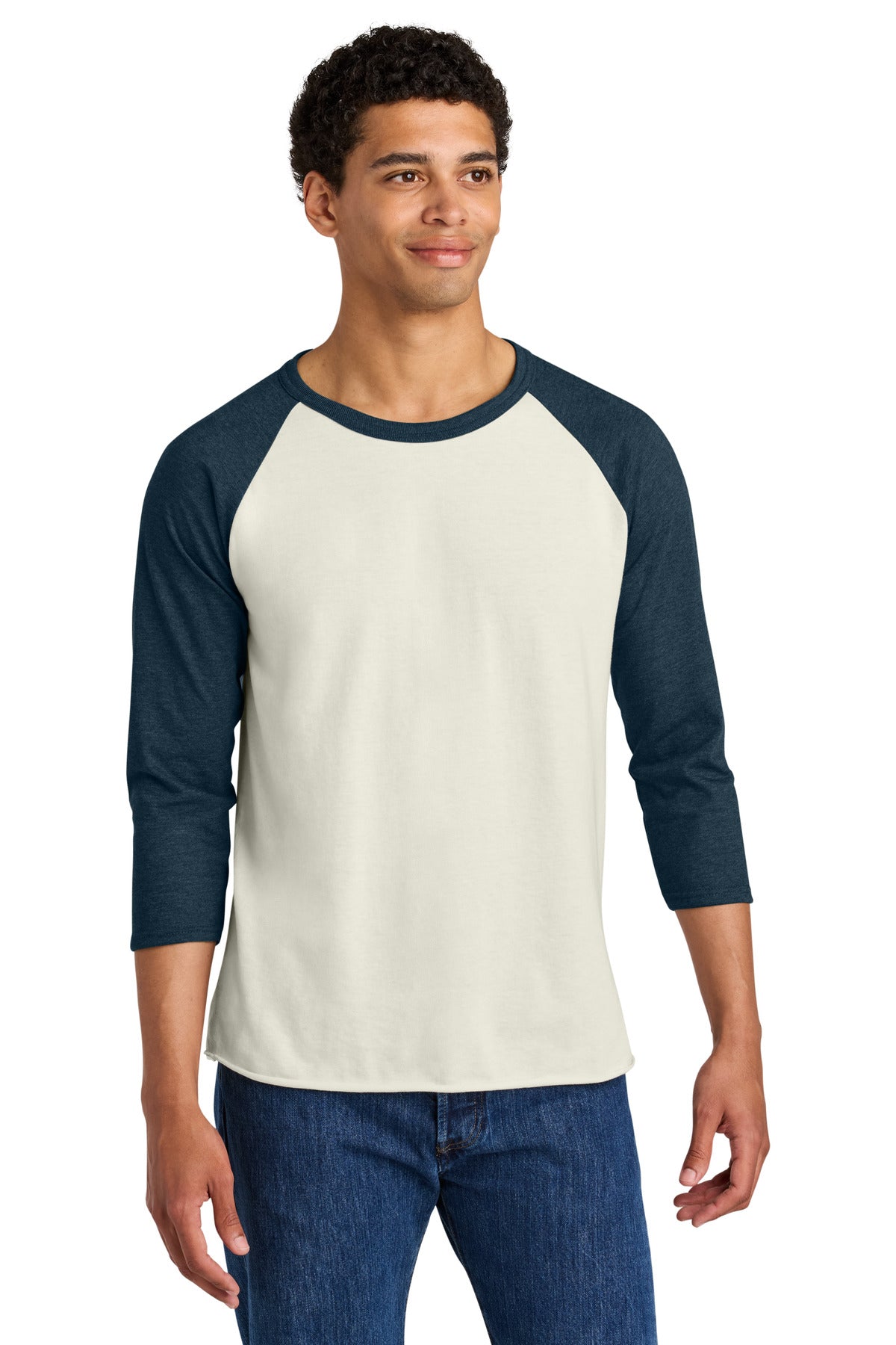 Jerzees ® Unisex Premium Blend Combed Ring Spun 3/4-Sleeve Raglan 560R