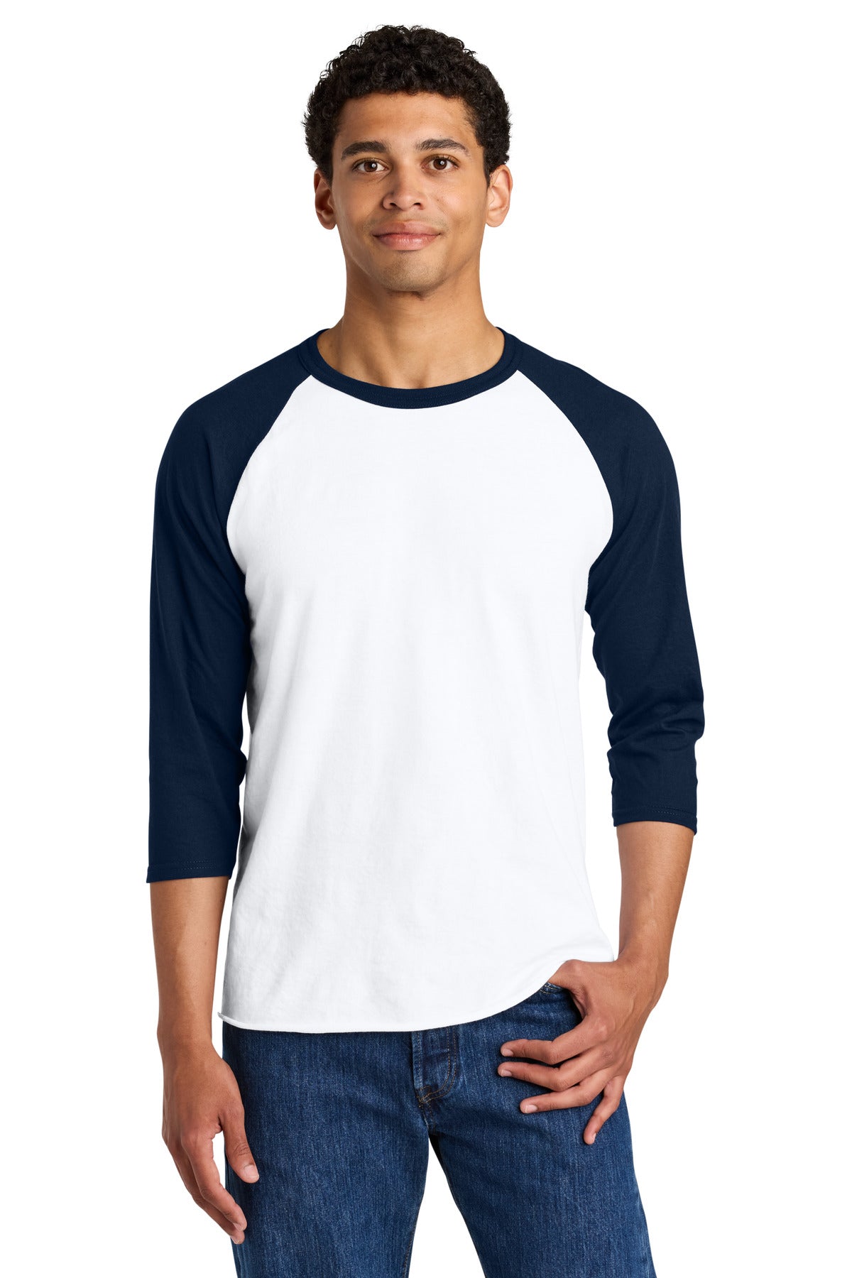 Jerzees ® Unisex Premium Blend Combed Ring Spun 3/4-Sleeve Raglan 560R