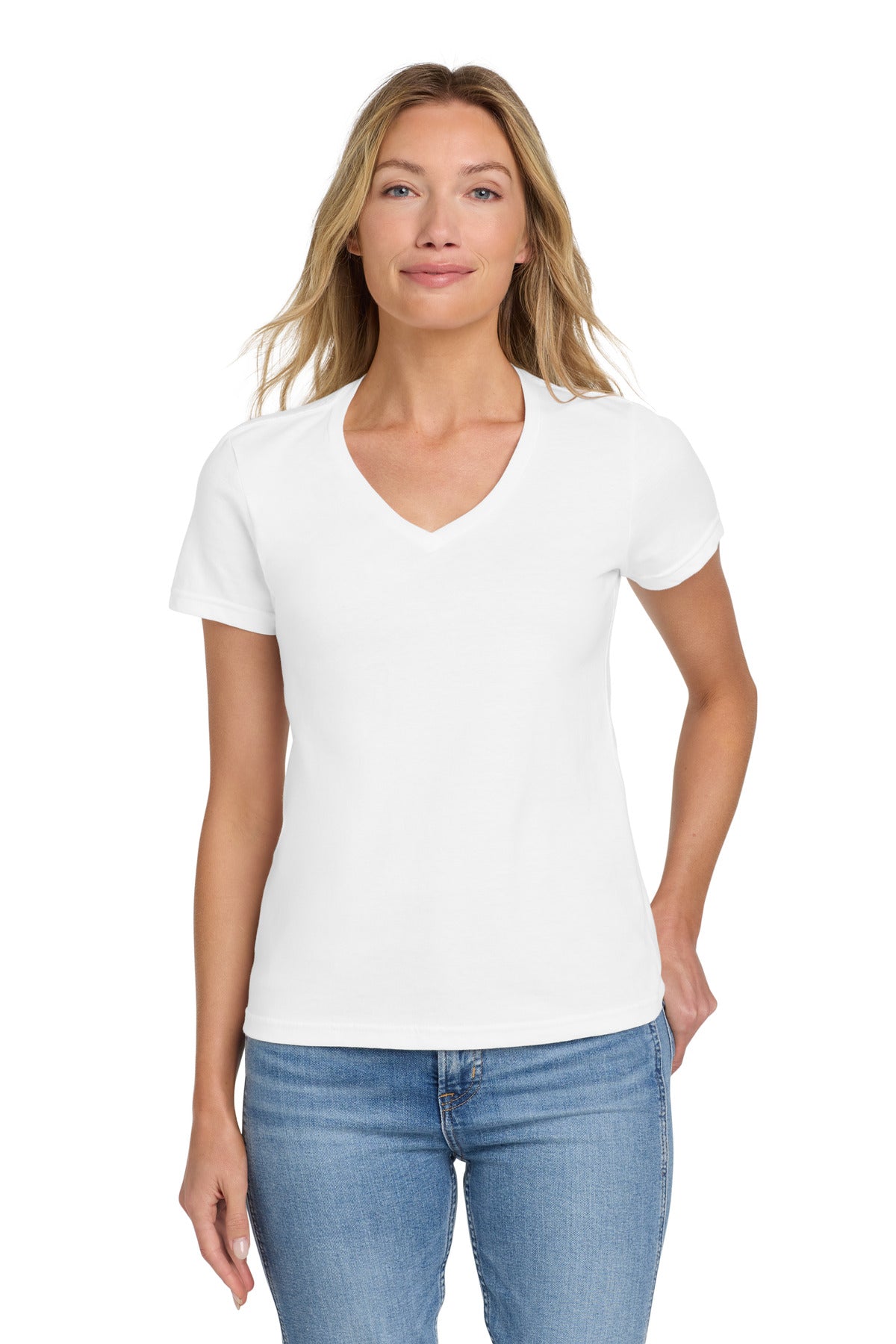 Gildan Softstyle ® Women's Fit V-Neck T-Shirt. 64V00L