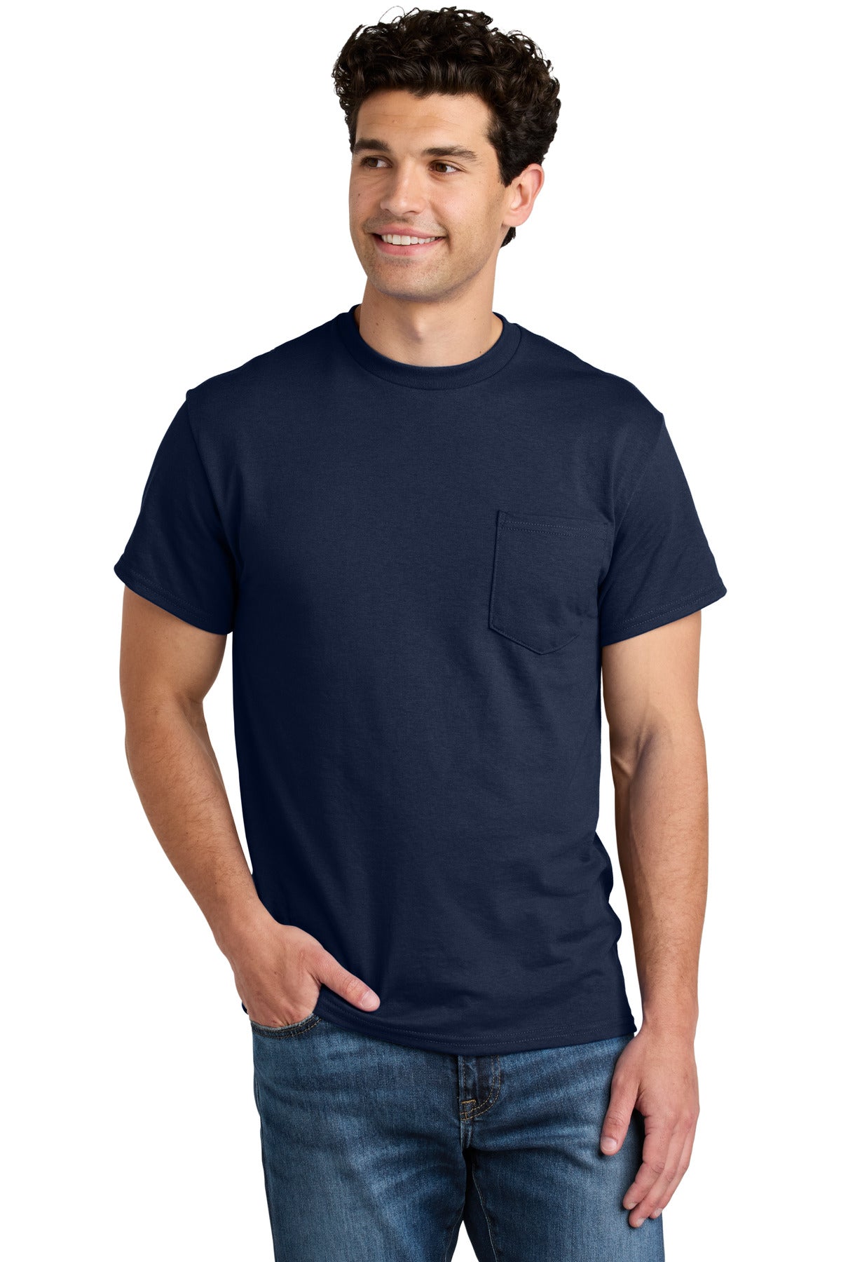 Gildan ® - DryBlend ® 50 Cotton/50 Poly Pocket T-Shirt. 8300