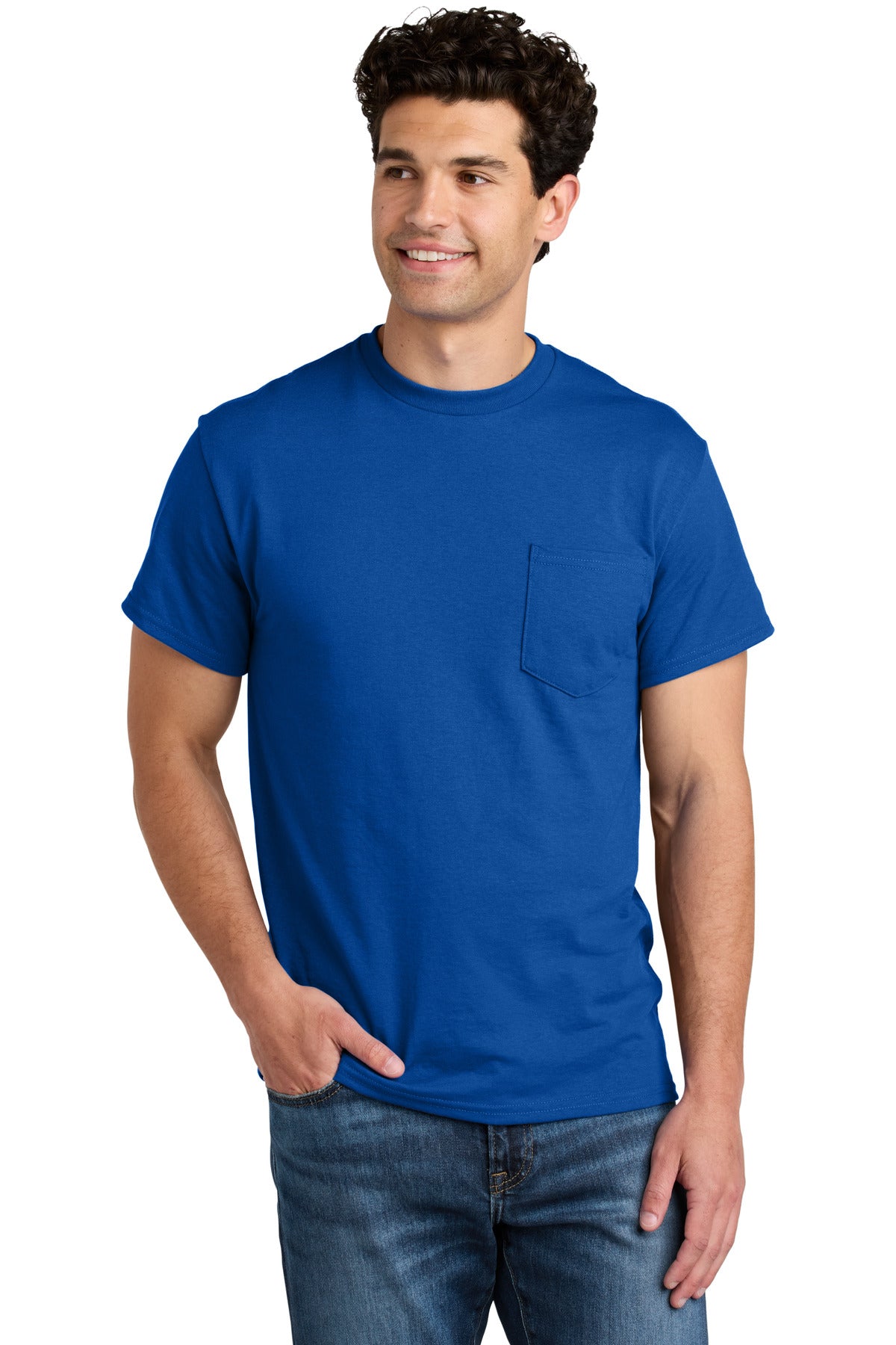 Gildan ® - DryBlend ® 50 Cotton/50 Poly Pocket T-Shirt. 8300