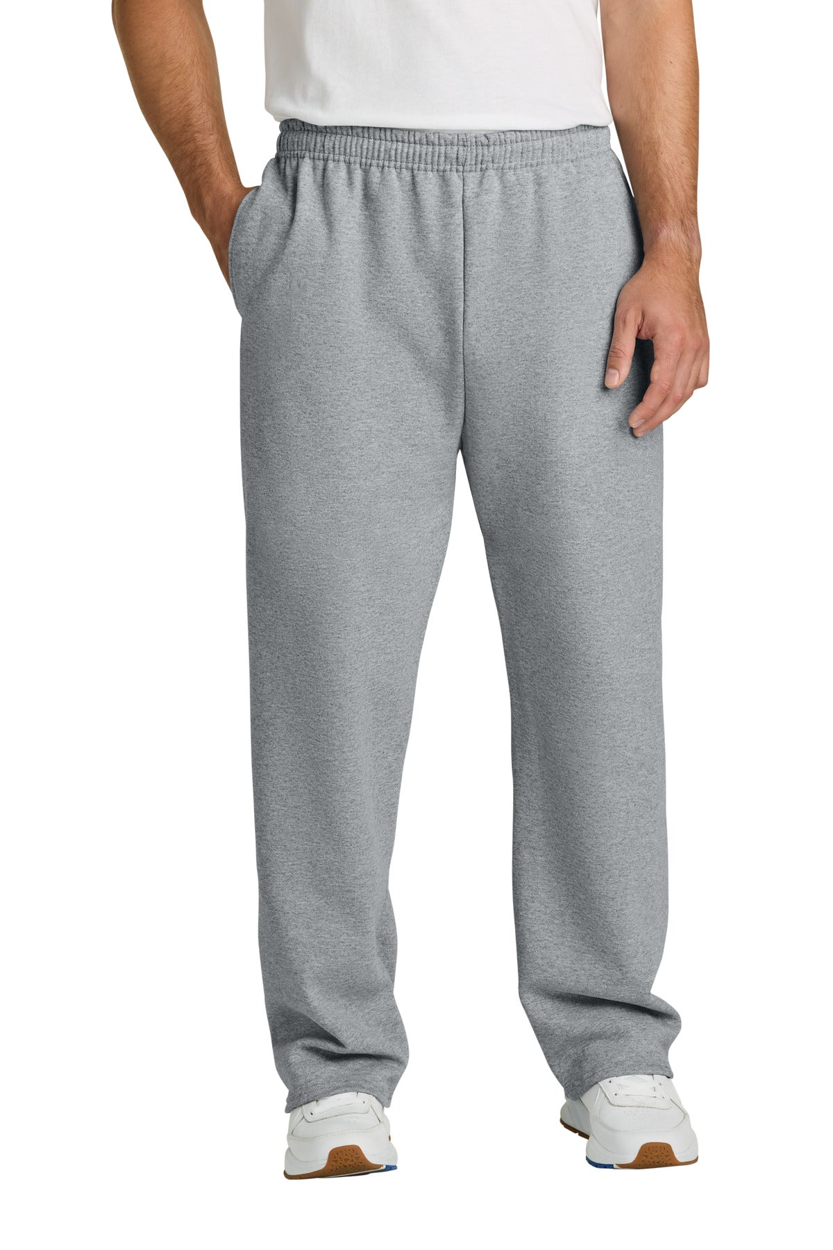Jerzees ® NuBlend ® Open Bottom Pant with Pockets. 974MP