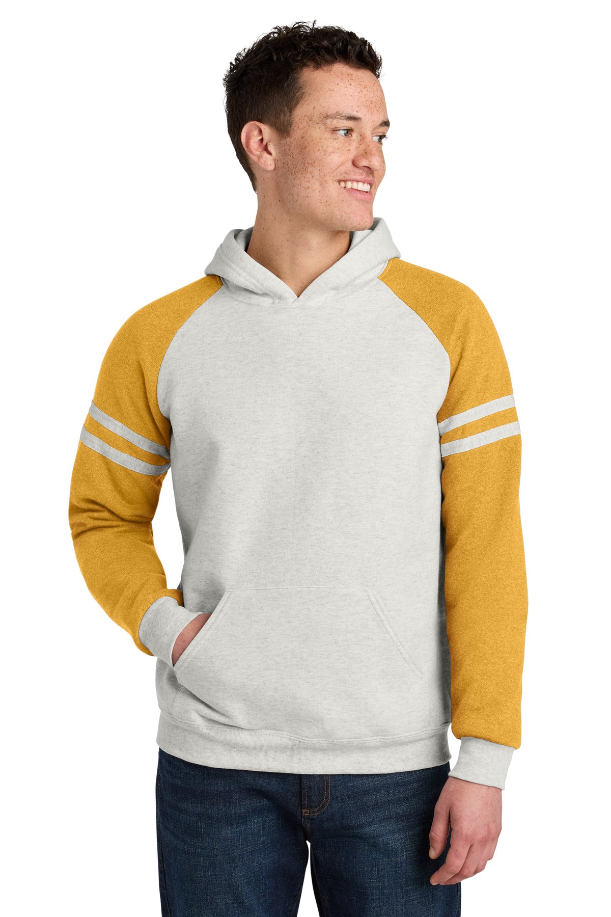 Jerzees ® Unisex NuBlend ® Varsity Colorblock Hooded Sweatshirt 97C