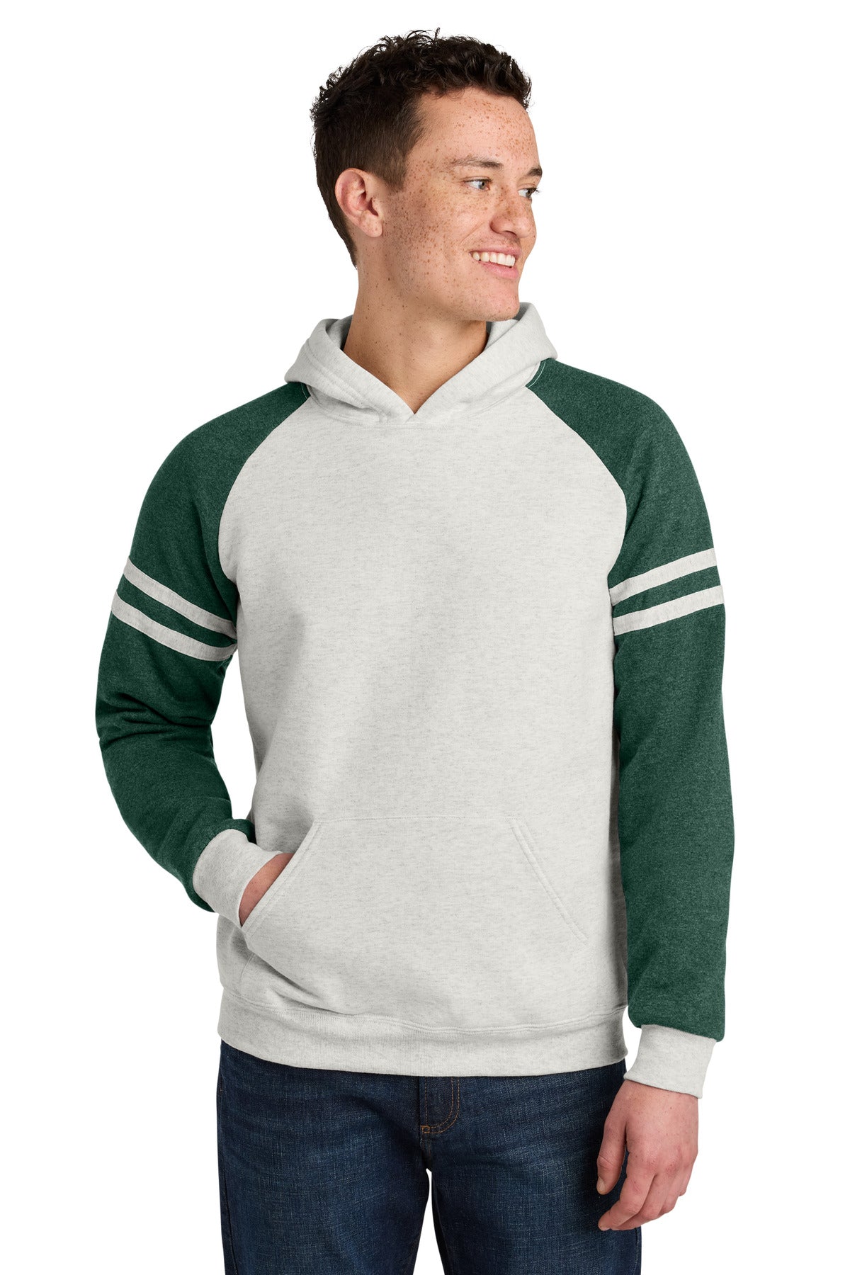 Jerzees ® Unisex NuBlend ® Varsity Colorblock Hooded Sweatshirt 97C