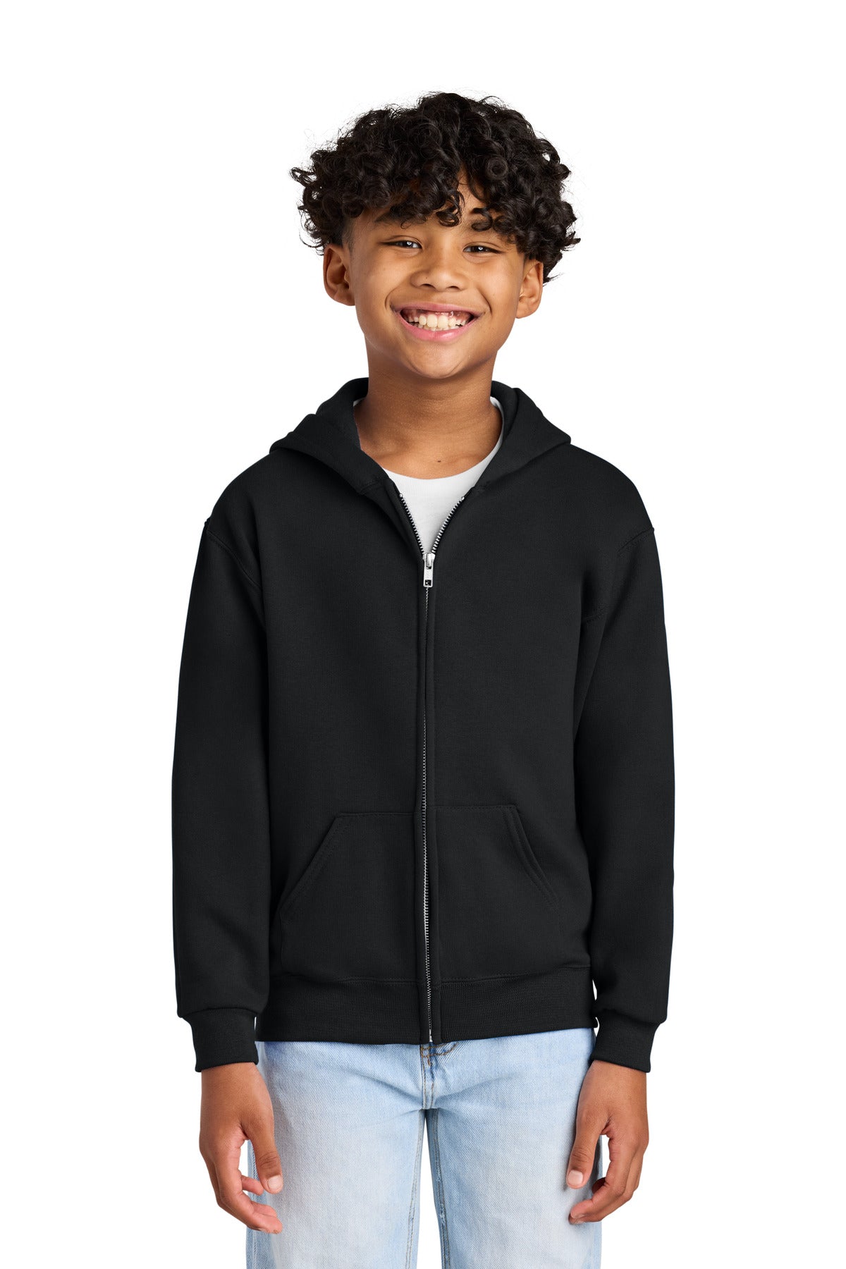 Jerzees ® - Youth NuBlend ® Full-Zip Hooded Sweatshirt. 993B