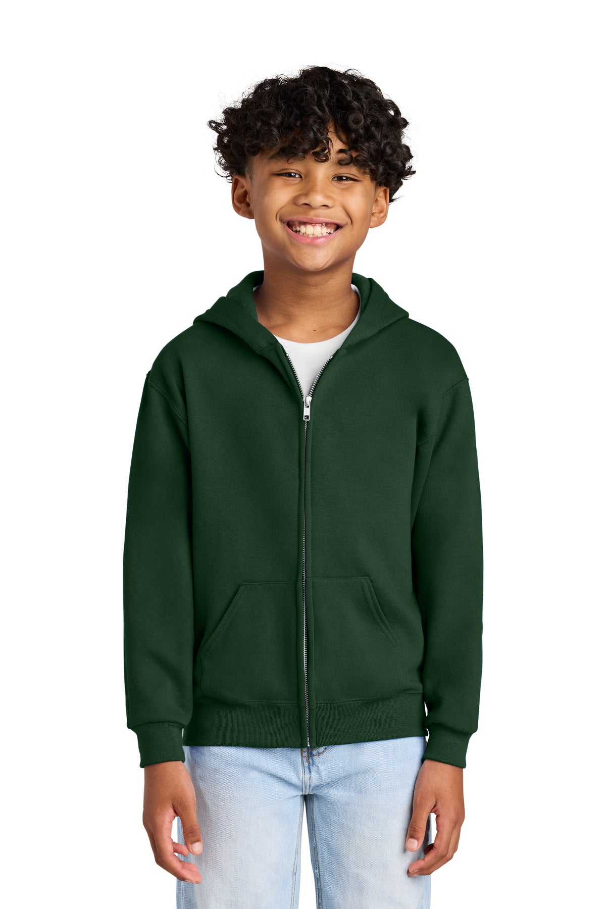 Jerzees ® - Youth NuBlend ® Full-Zip Hooded Sweatshirt. 993B