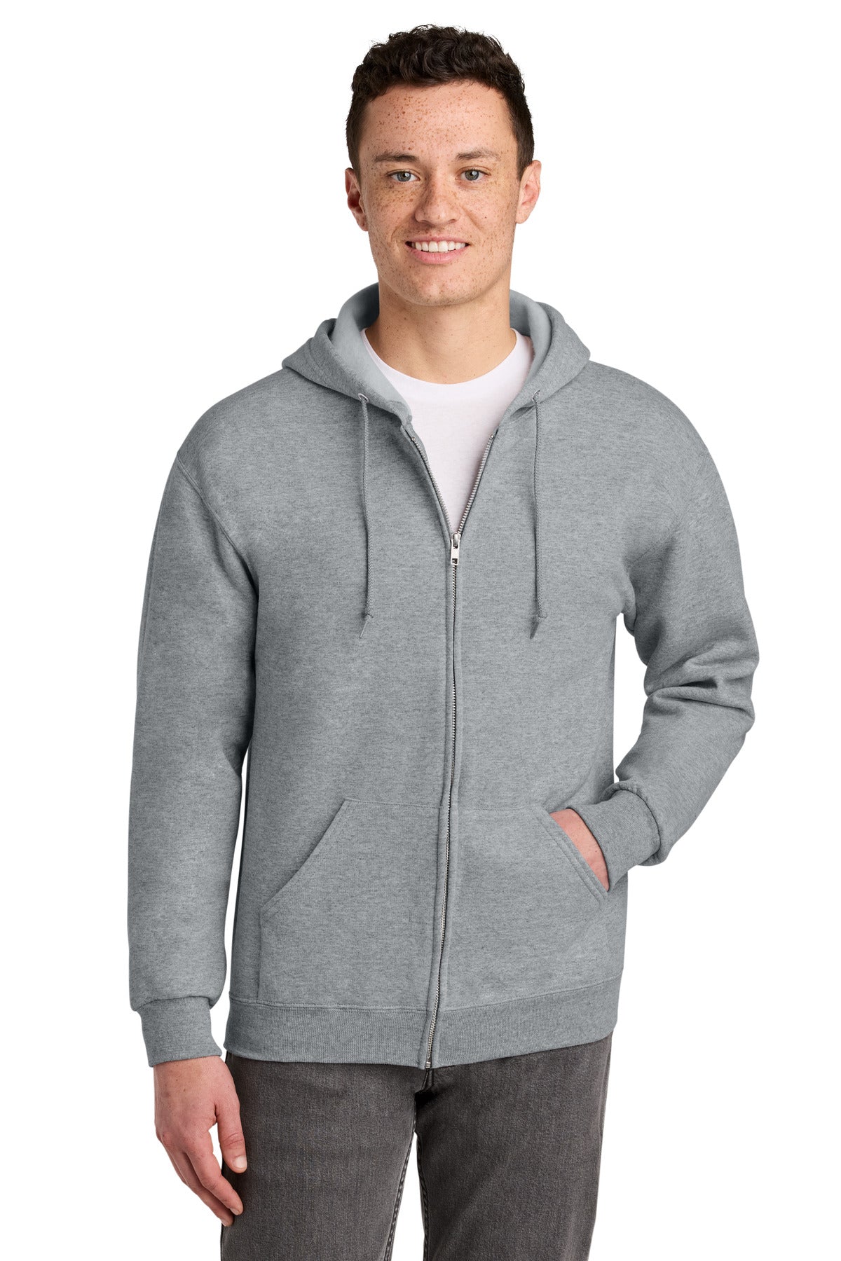 Jerzees ® - NuBlend ® Full-Zip Hooded Sweatshirt. 993M