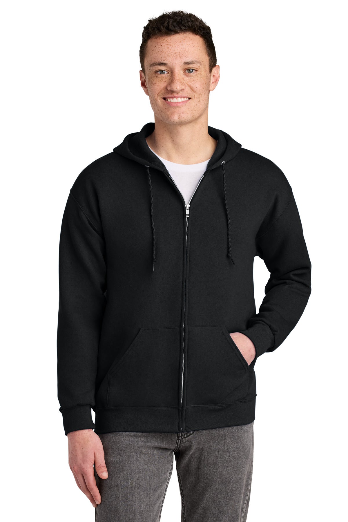 Jerzees ® - NuBlend ® Full-Zip Hooded Sweatshirt. 993M