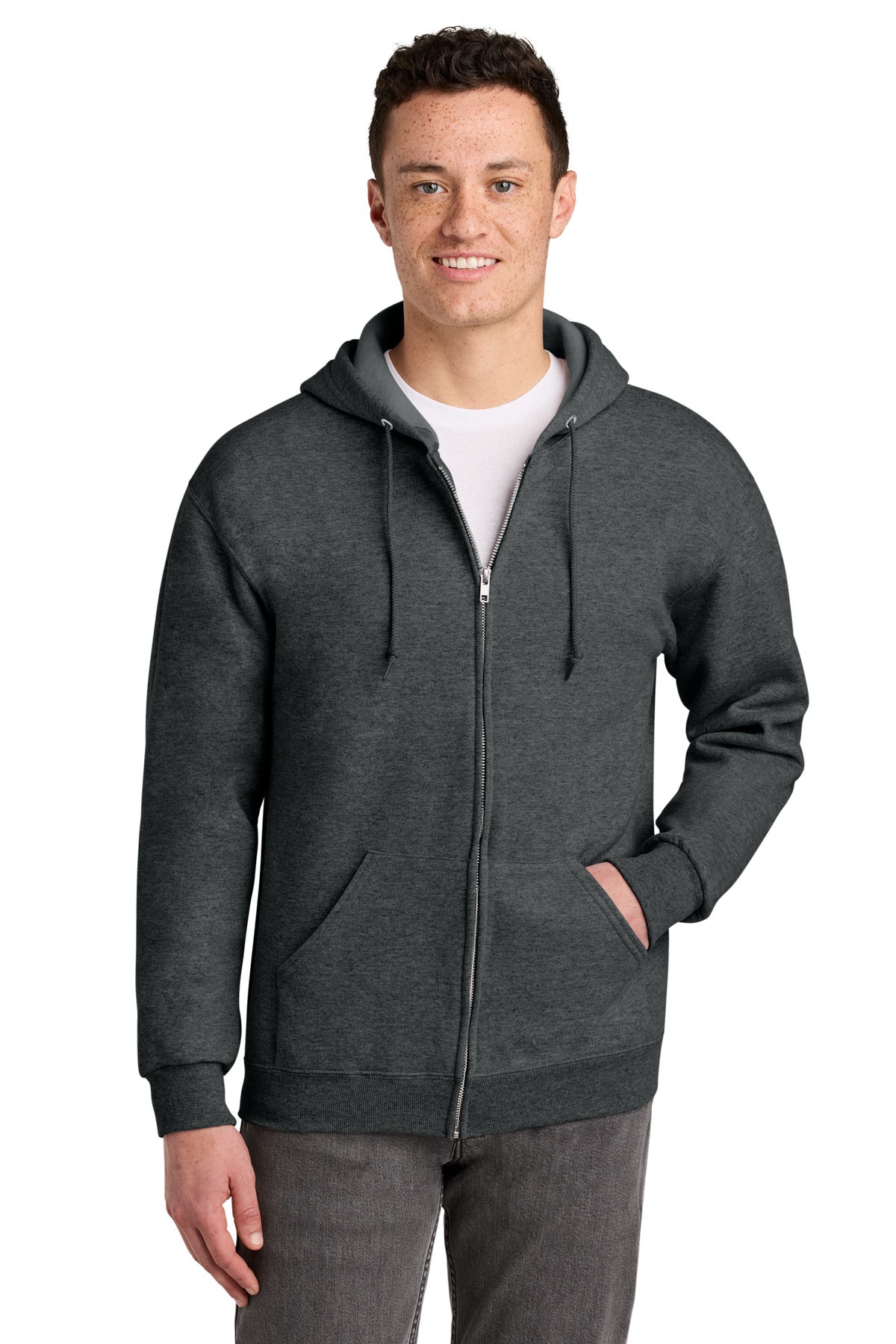 Jerzees ® - NuBlend ® Full-Zip Hooded Sweatshirt. 993M