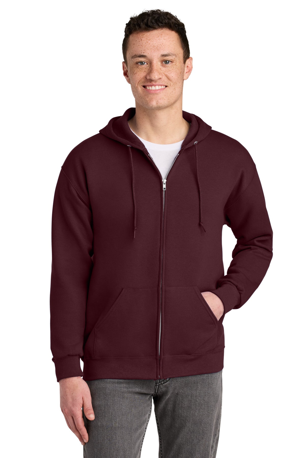 Jerzees ® - NuBlend ® Full-Zip Hooded Sweatshirt. 993M