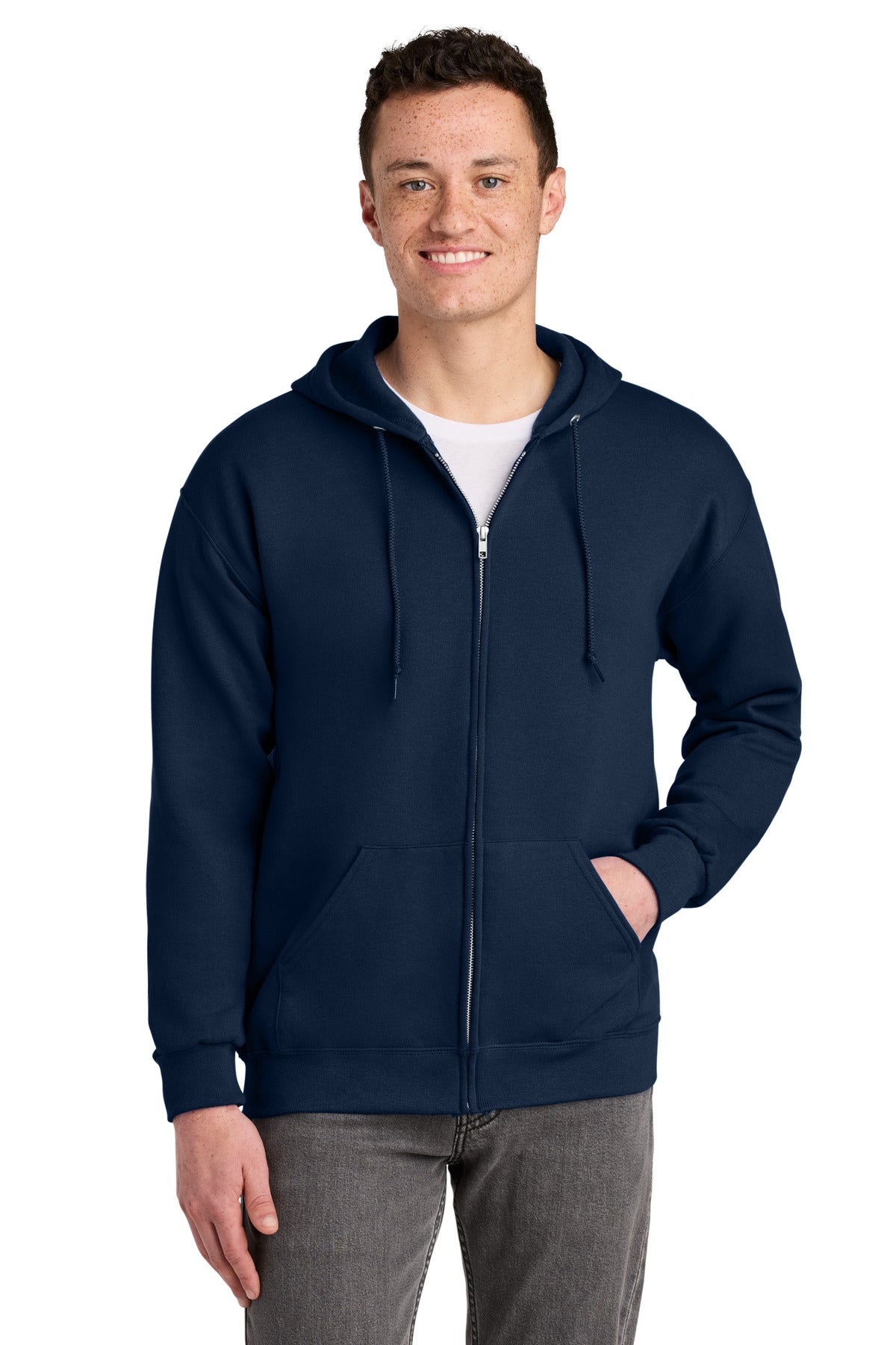 Jerzees ® - NuBlend ® Full-Zip Hooded Sweatshirt. 993M