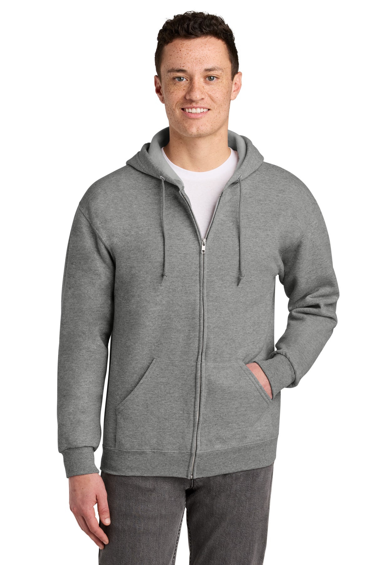Jerzees ® - NuBlend ® Full-Zip Hooded Sweatshirt. 993M
