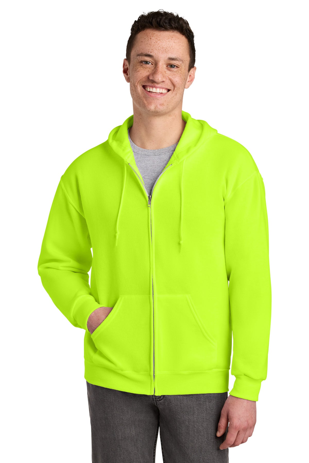 Jerzees ® - NuBlend ® Full-Zip Hooded Sweatshirt. 993M