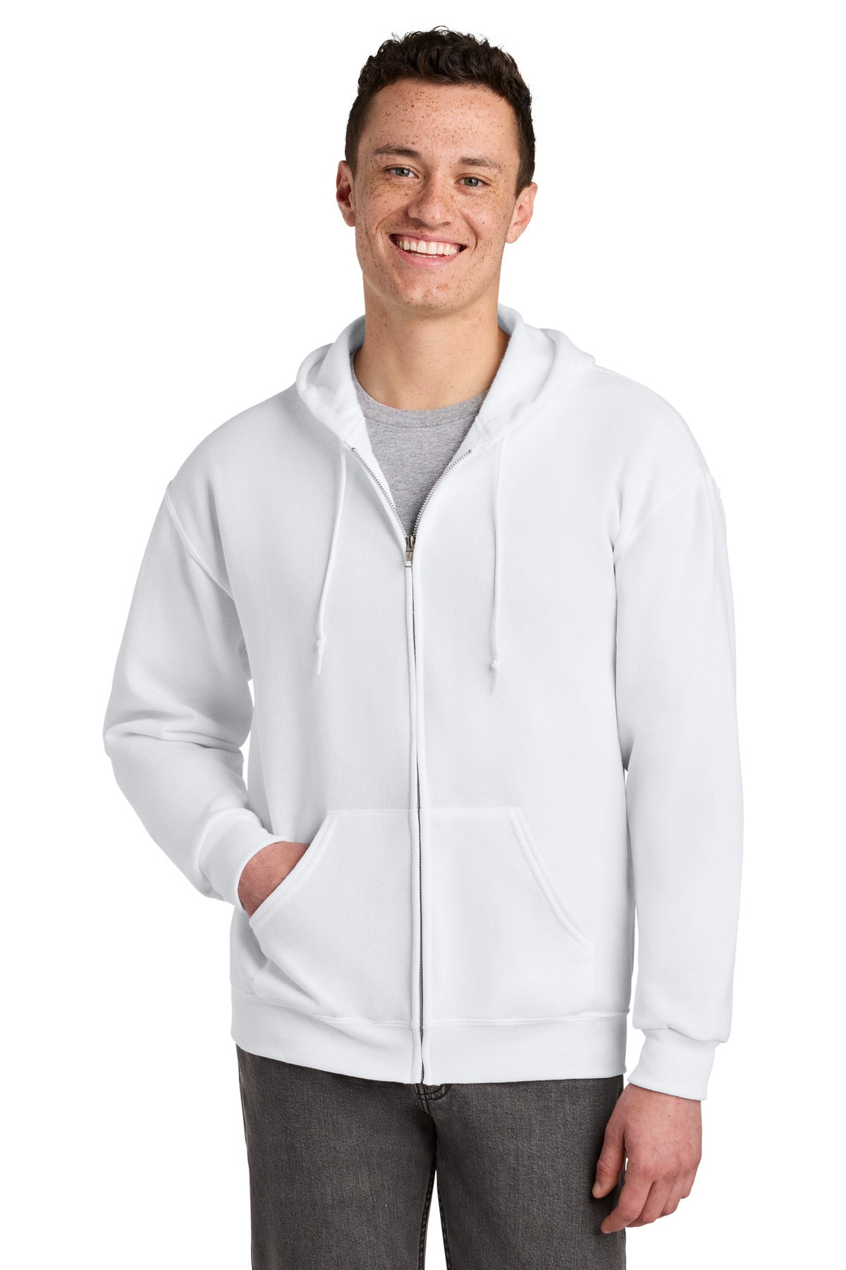 Jerzees ® - NuBlend ® Full-Zip Hooded Sweatshirt. 993M