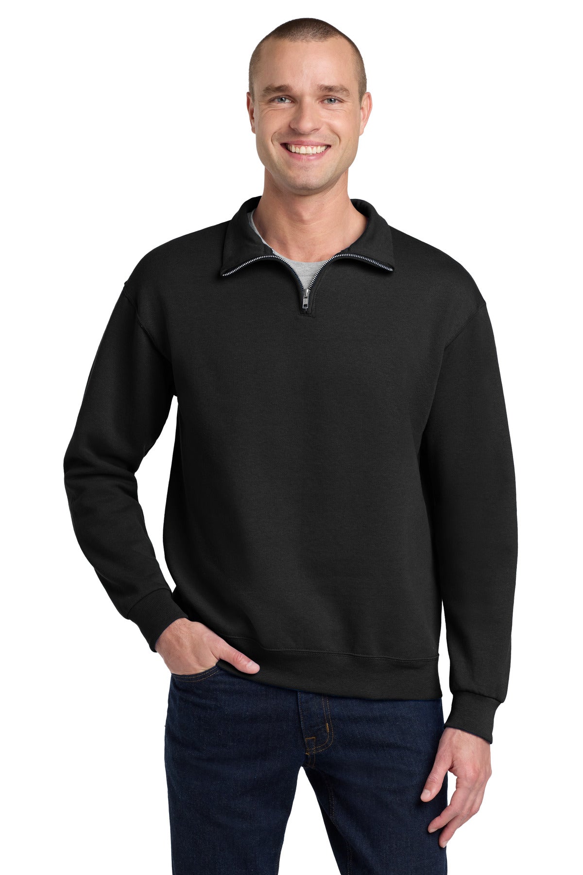 Jerzees ® - NuBlend ® 1/4-Zip Cadet Collar Sweatshirt. 995M