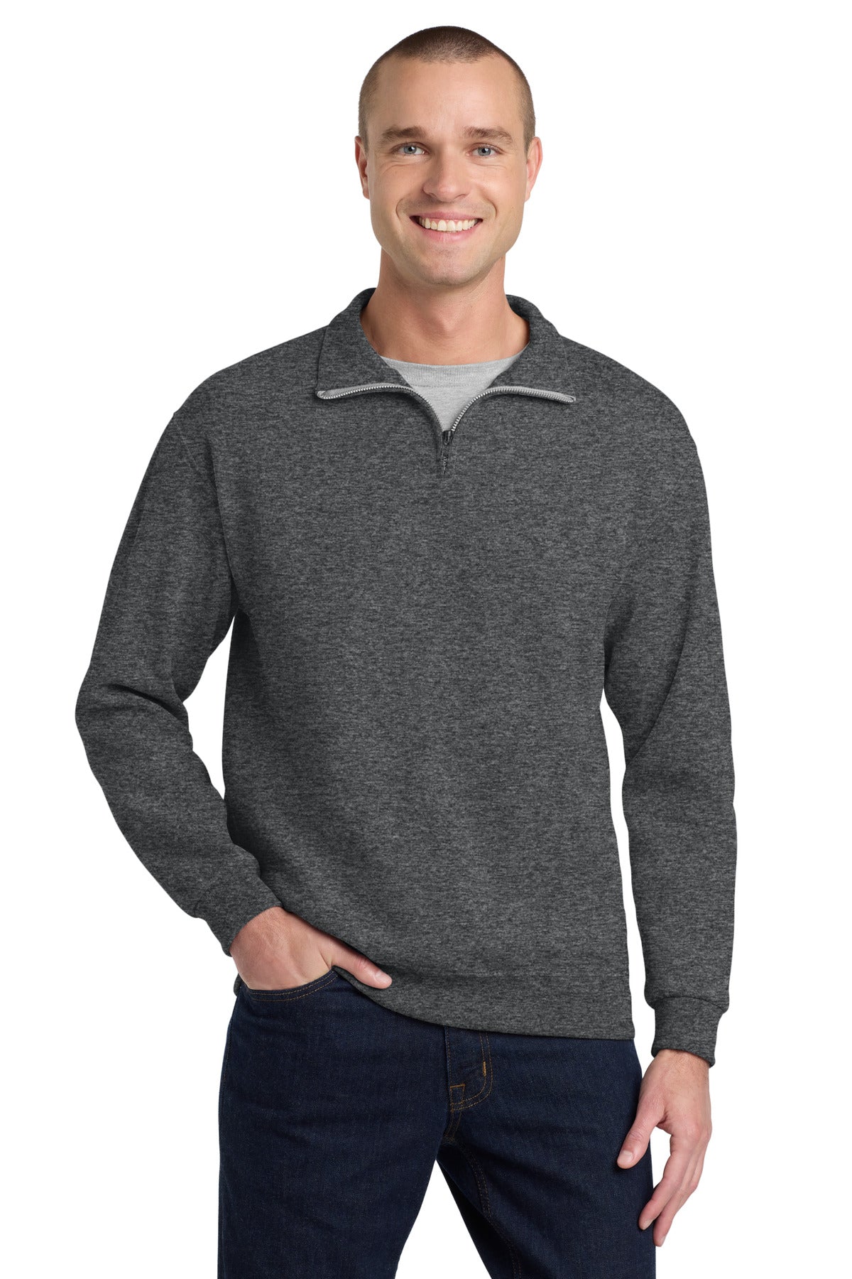 Jerzees ® - NuBlend ® 1/4-Zip Cadet Collar Sweatshirt. 995M