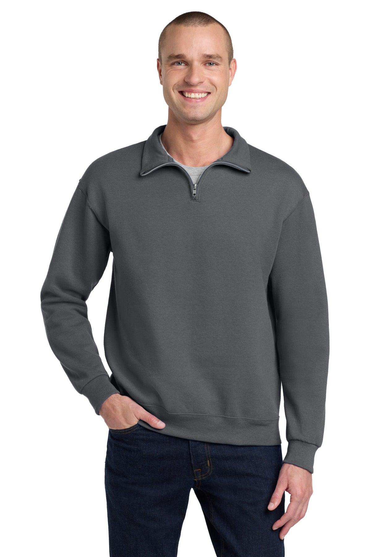 Jerzees ® - NuBlend ® 1/4-Zip Cadet Collar Sweatshirt. 995M