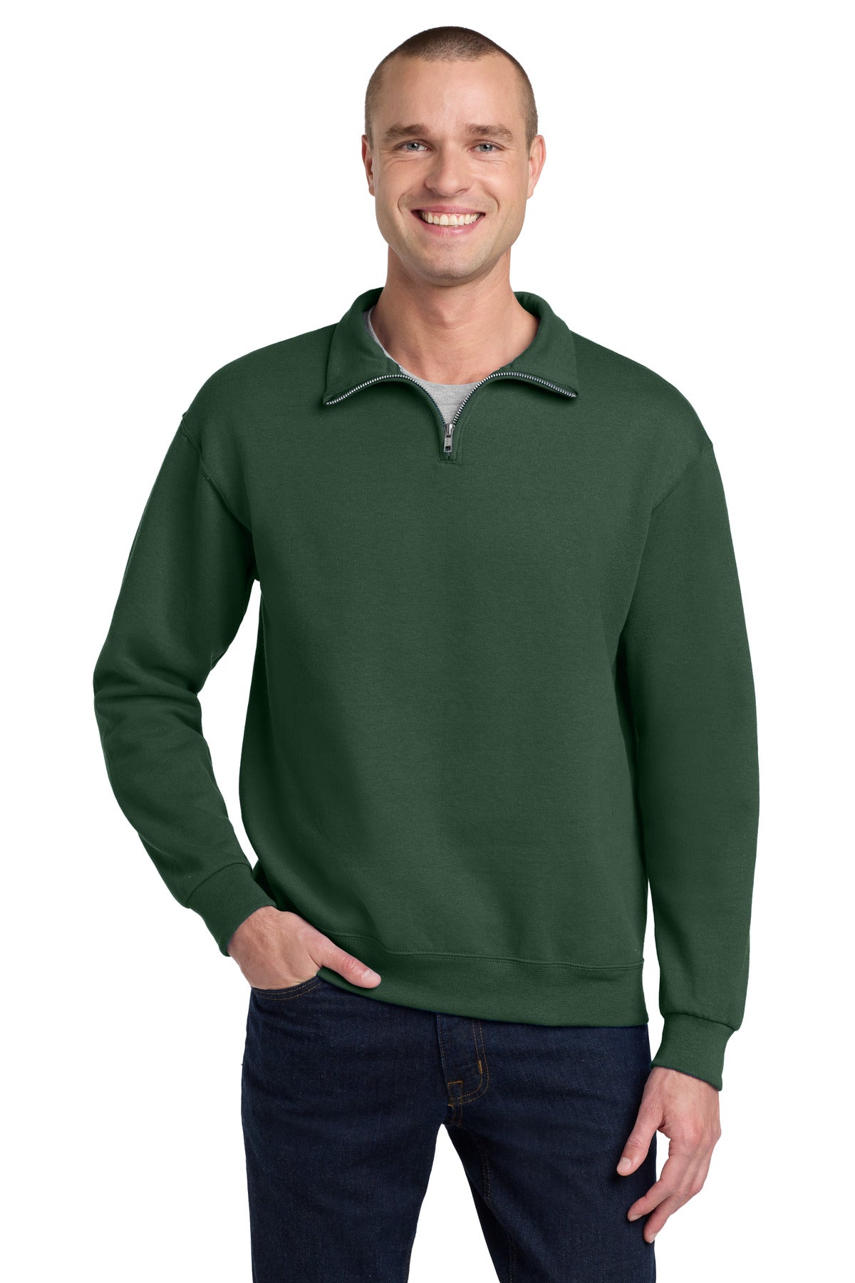 Jerzees ® - NuBlend ® 1/4-Zip Cadet Collar Sweatshirt. 995M