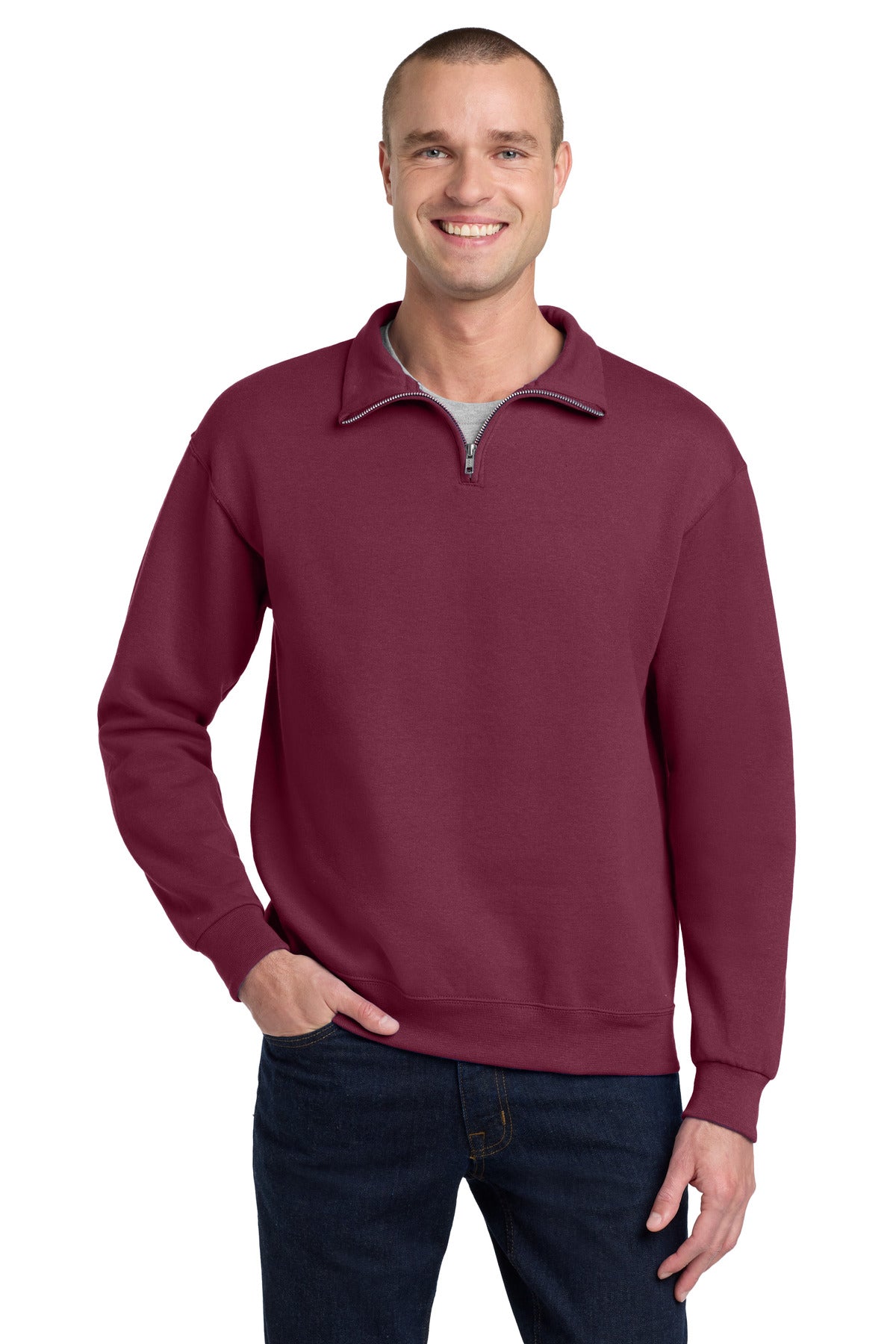 Jerzees ® - NuBlend ® 1/4-Zip Cadet Collar Sweatshirt. 995M